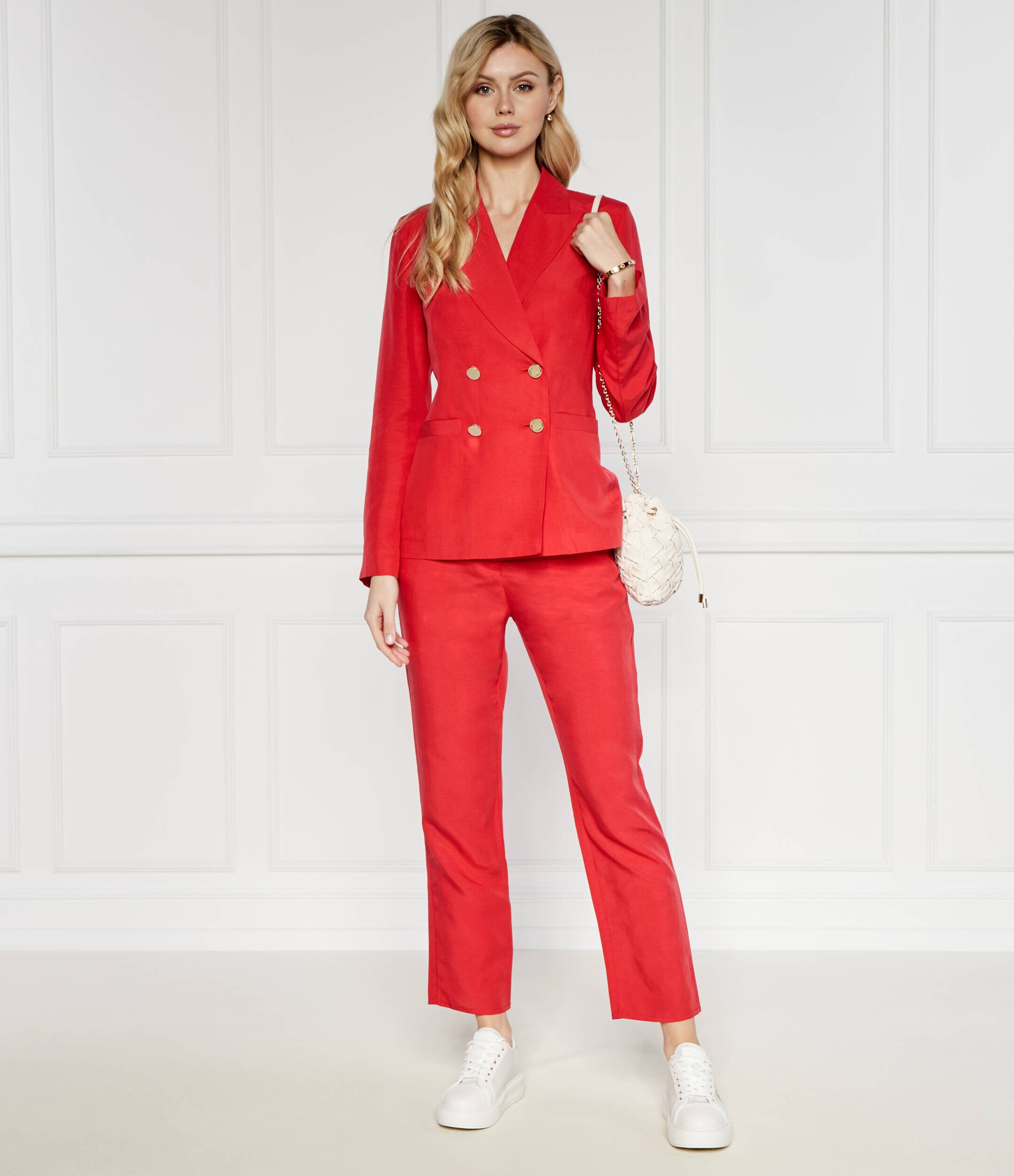 Liu Jo Pantaloni chino + curea | regular fit | cu adaos de in