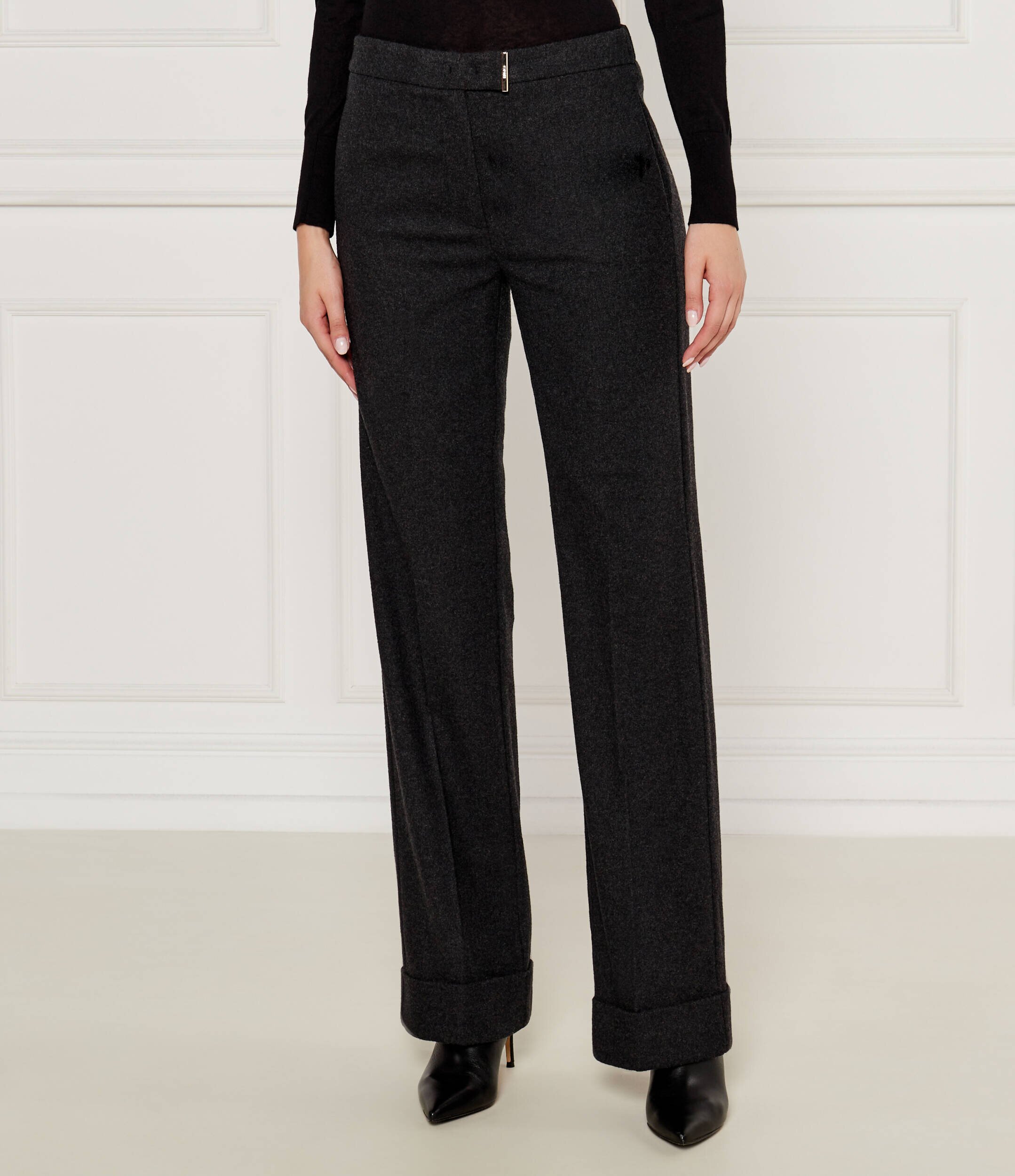 Liu Jo Pantaloni | flare fit cu adaos de lână