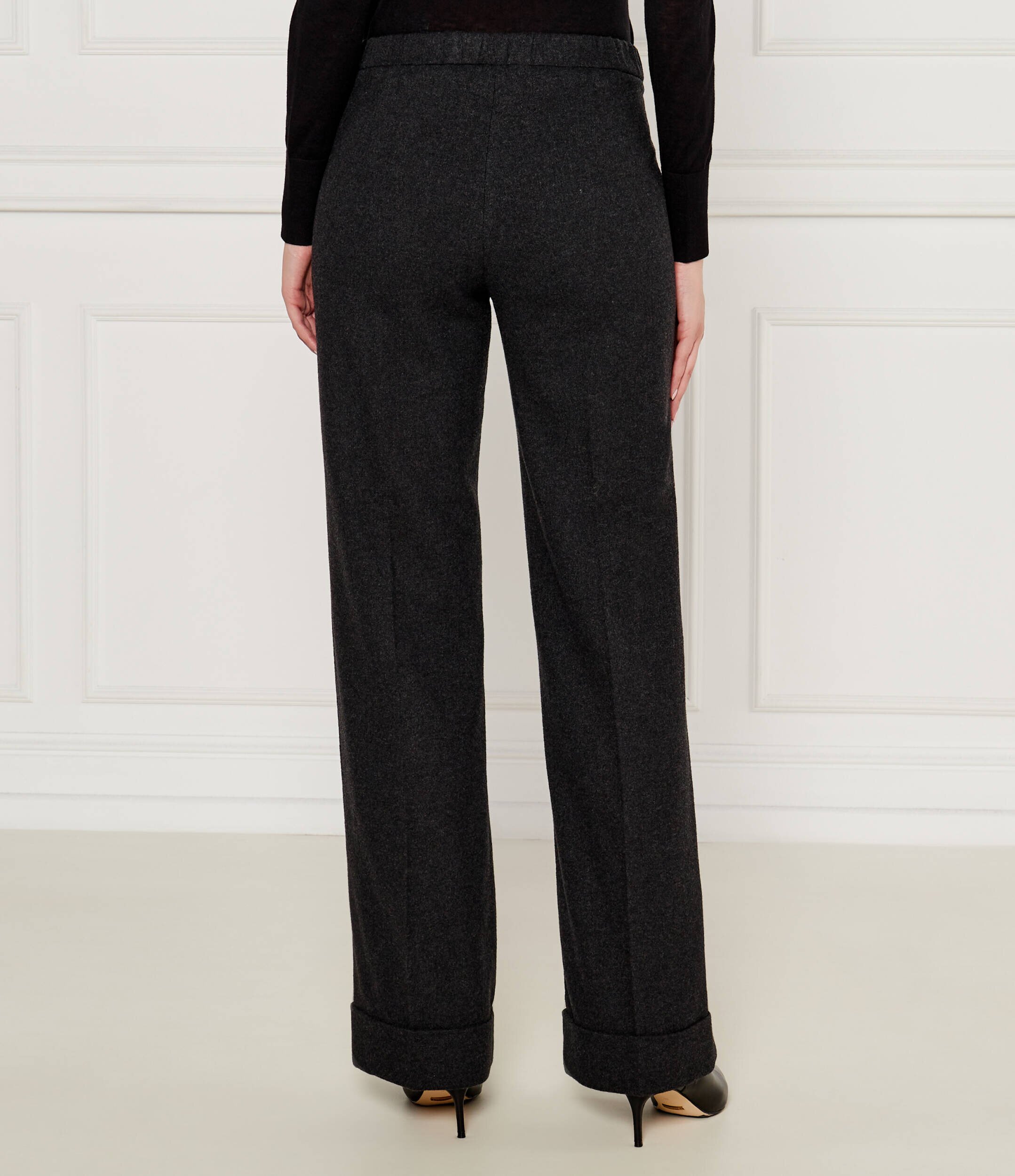 Liu Jo Pantaloni | flare fit cu adaos de lână