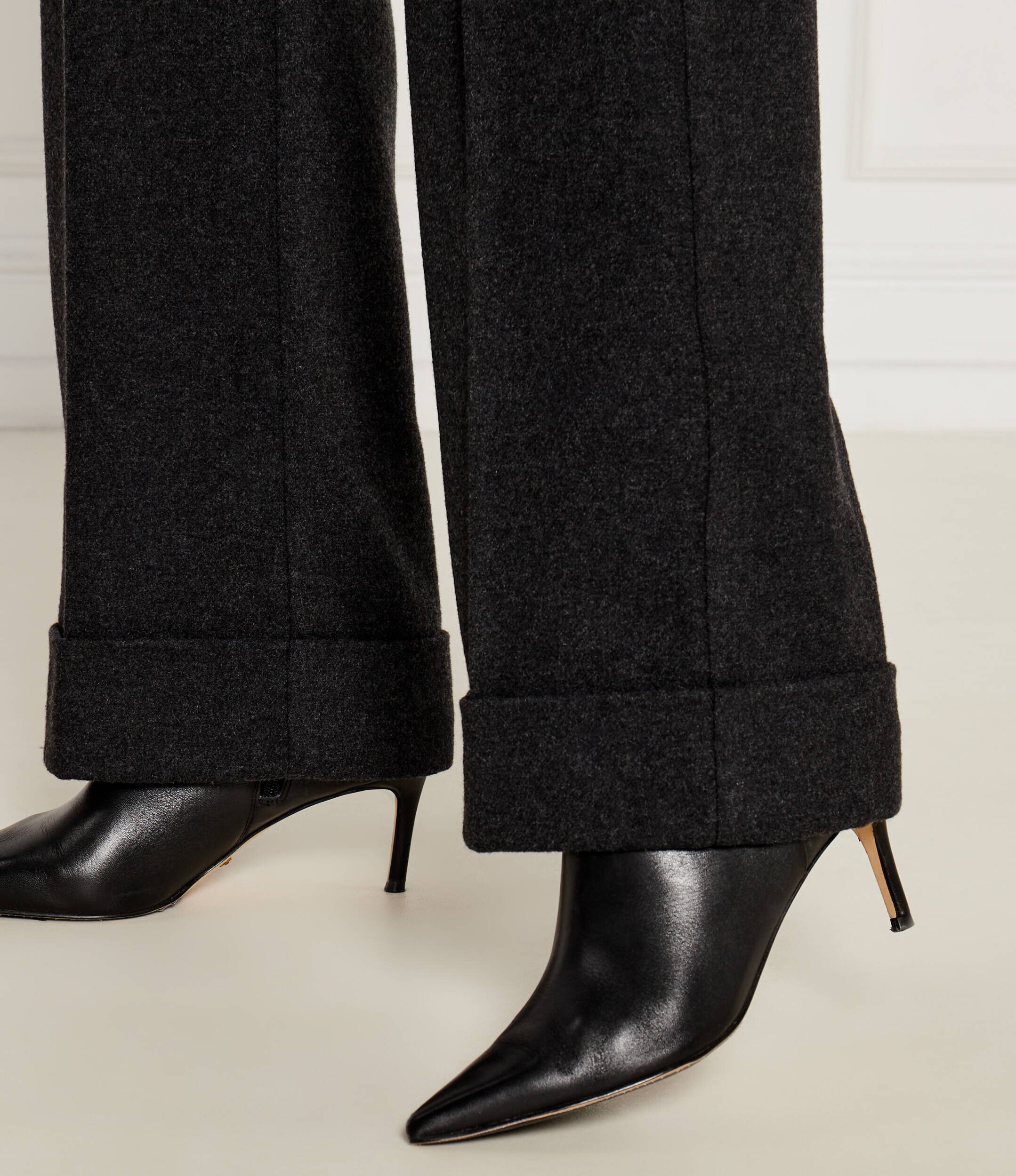 Liu Jo Pantaloni | flare fit cu adaos de lână