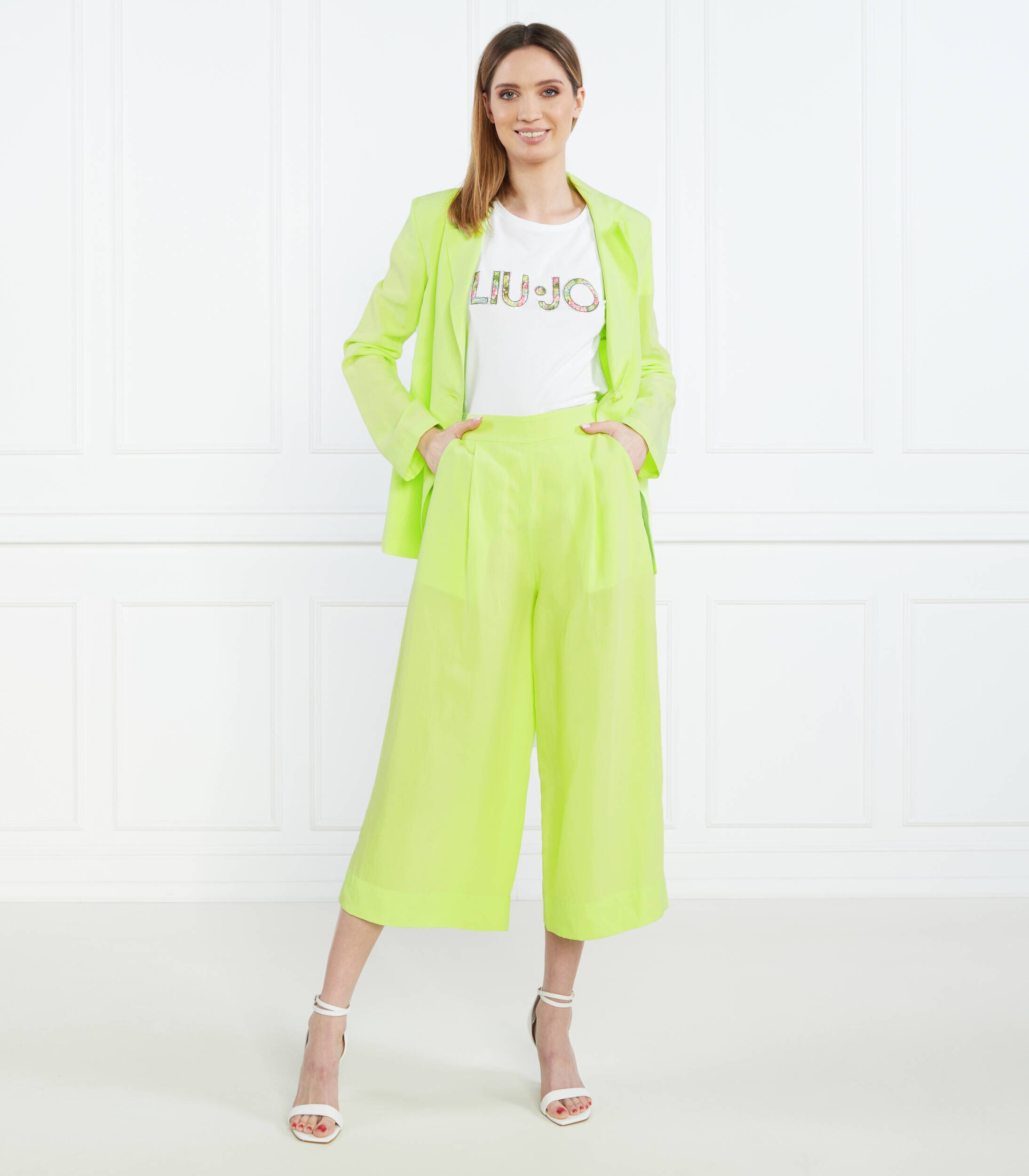 Liu Jo Pantaloni | Relaxed fit | cu adaos de in