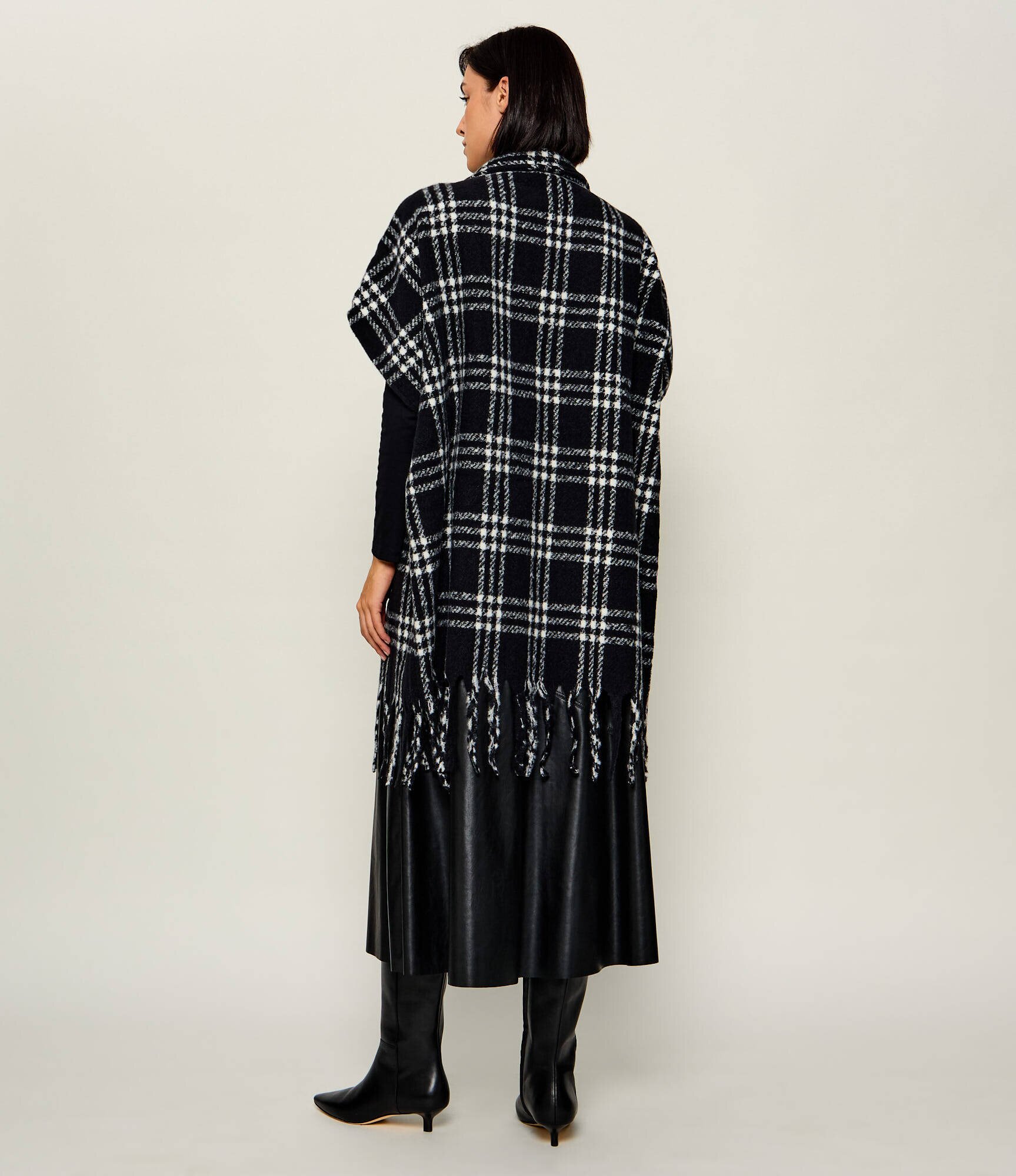 Liu Jo Poncho Check | Oversize fit
