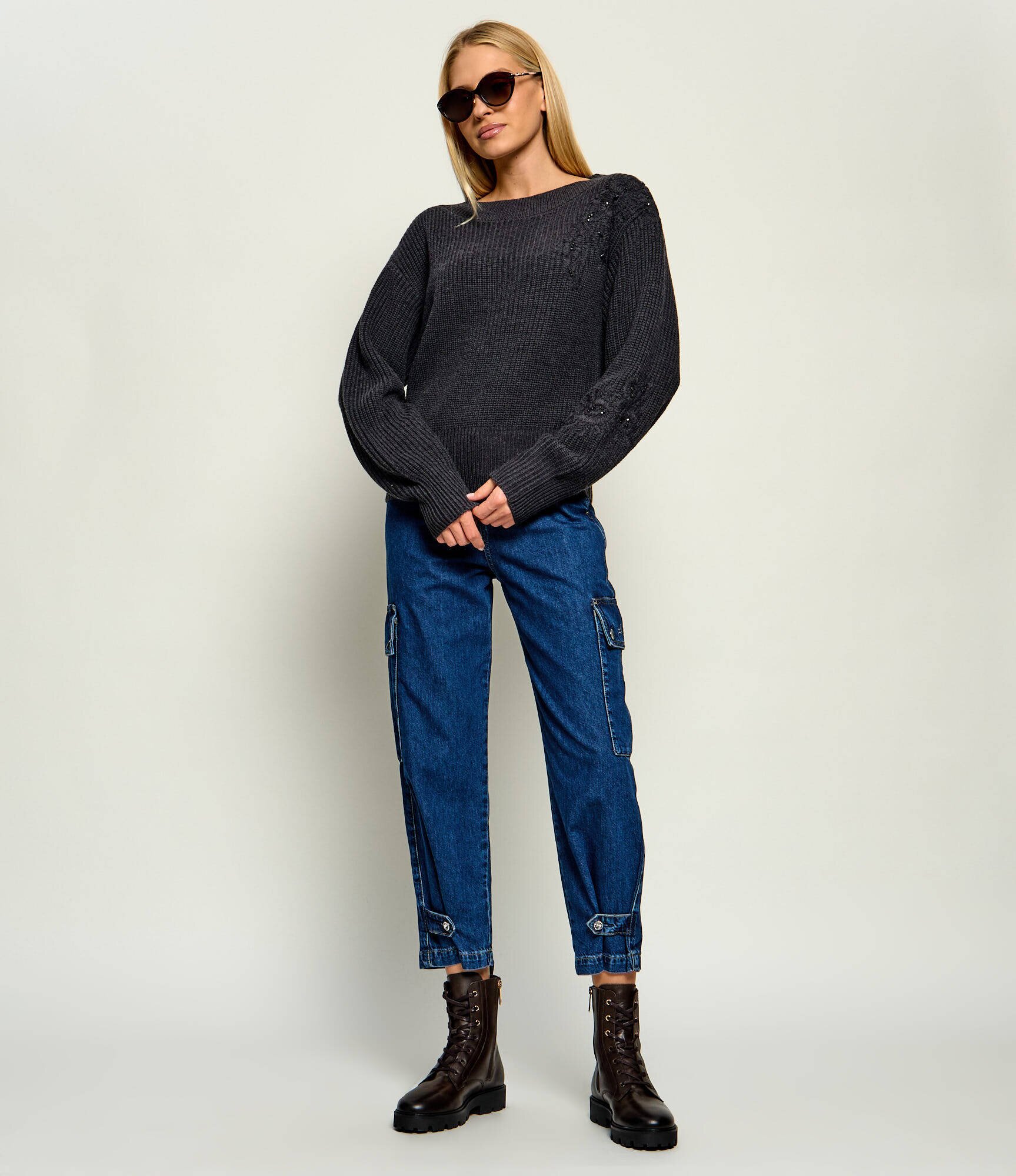 Liu Jo Pulover | Relaxed fit cu adaos de lână