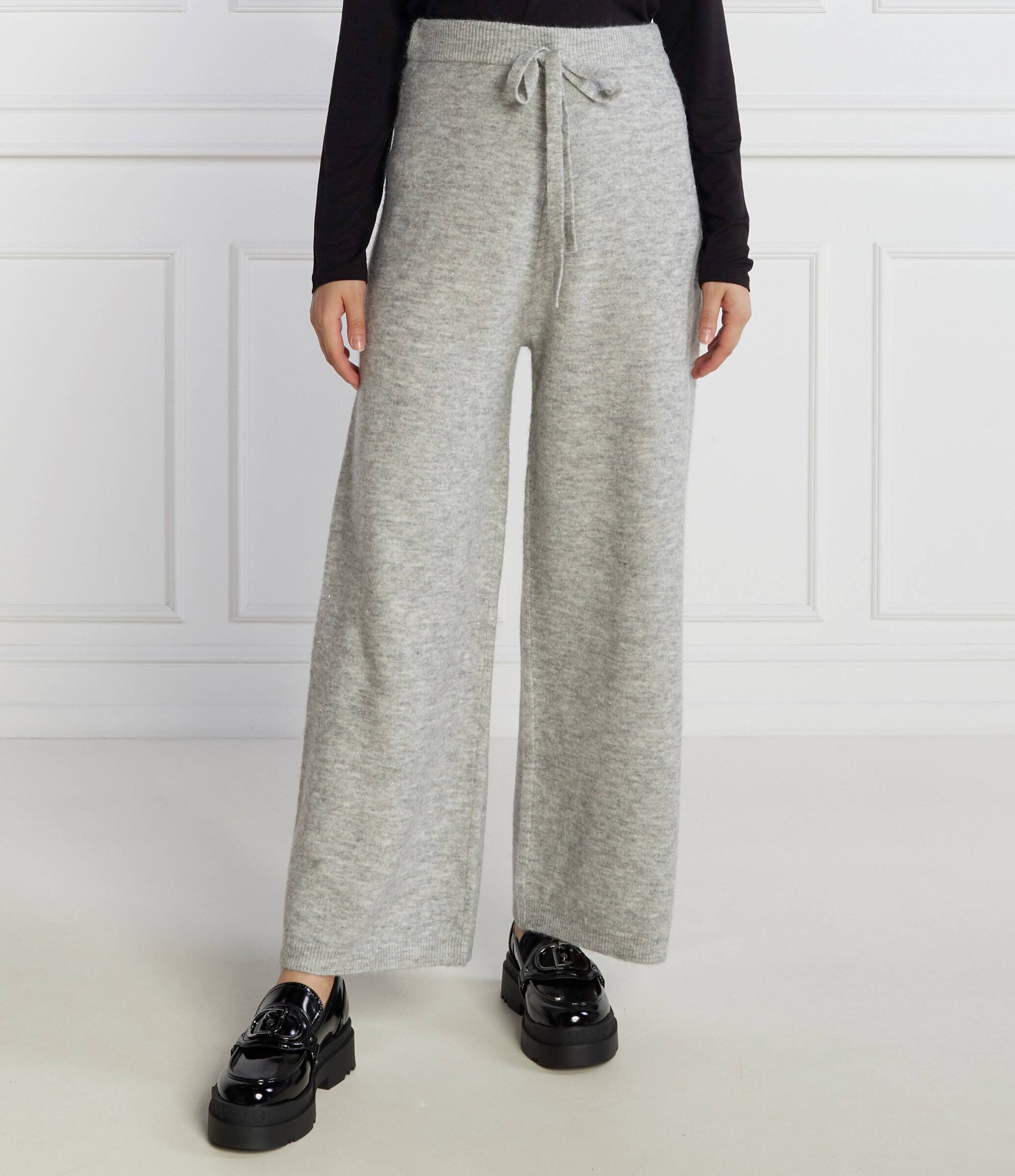 Liu Jo Rose Pantaloni de tricot | flare fit cu adaos de lână