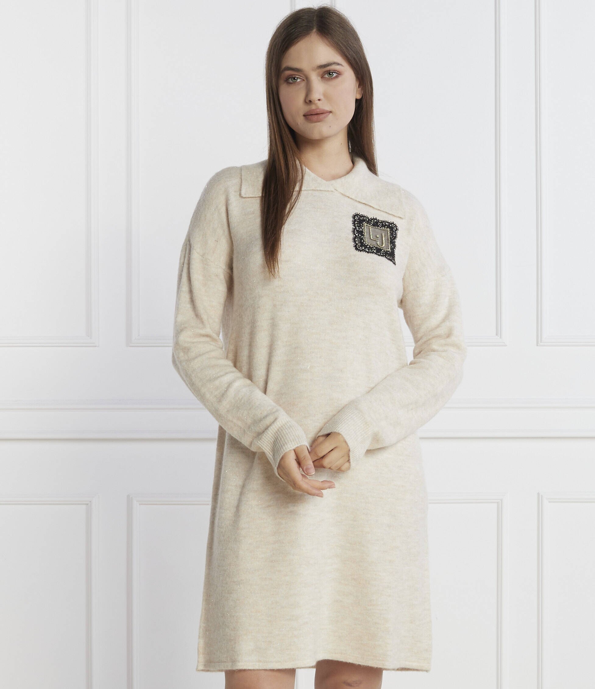 Liu Jo Rose Rochie cu adaos de lână