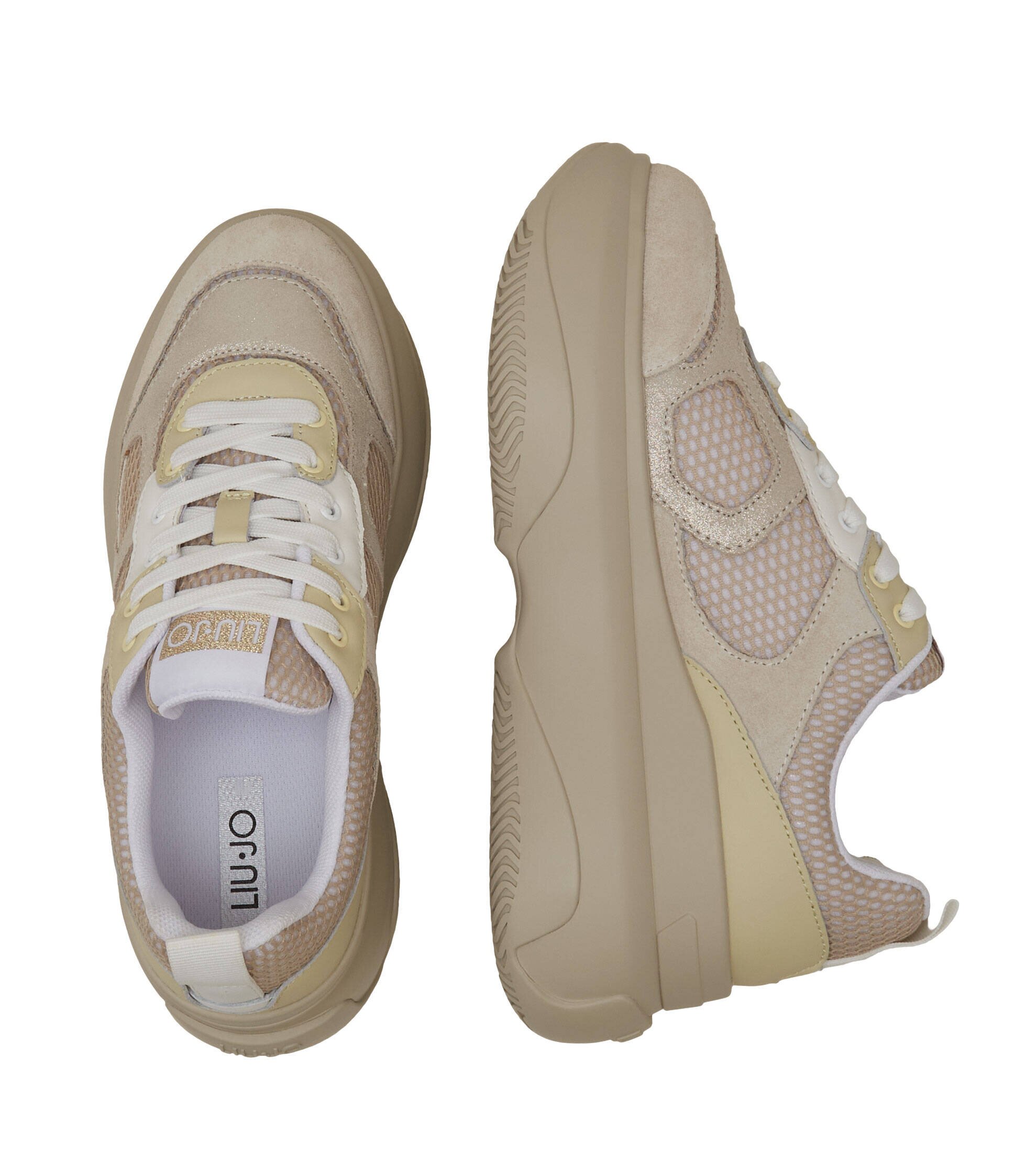 Liu Jo Sneakers June 14 cu adaos de piele