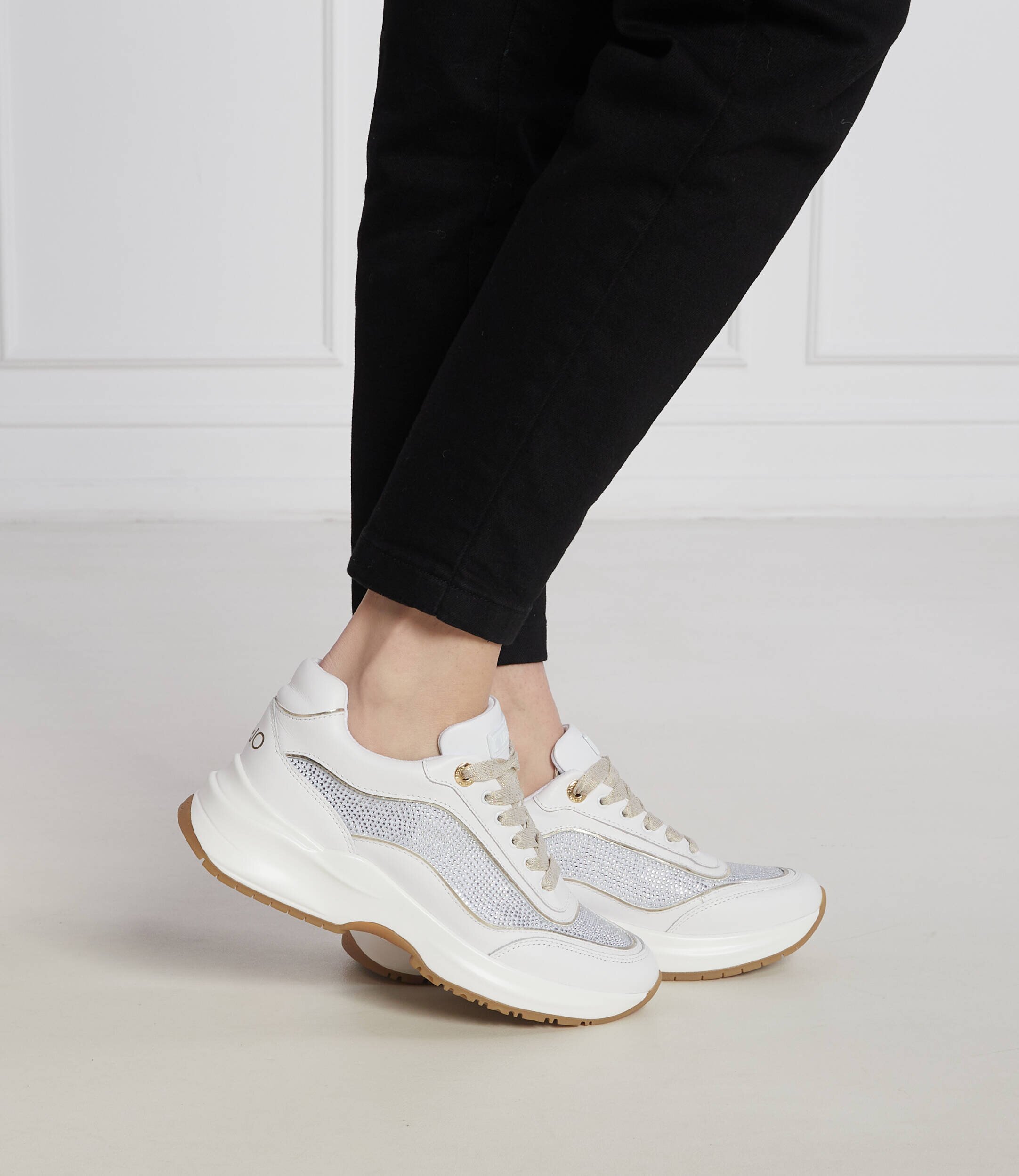 Liu Jo Sneakers Lily 15 cu adaos de piele
