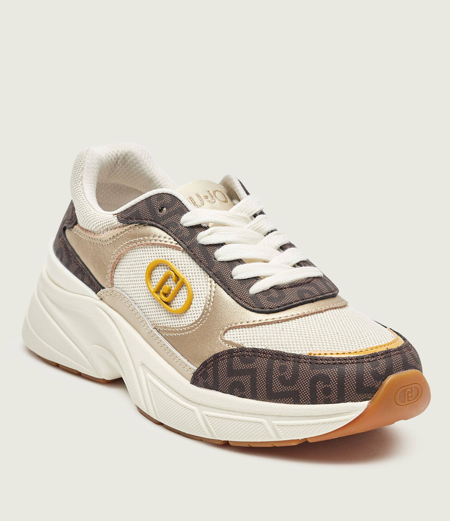 Liu Jo Sneakers LJ01 01 cu adaos de piele
