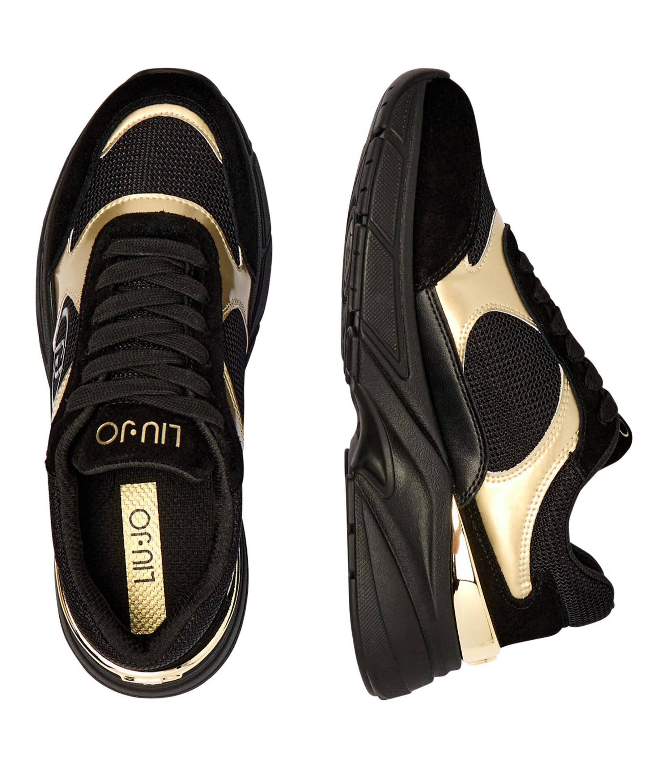Liu Jo Sneakers LJ01 01 cu adaos de piele