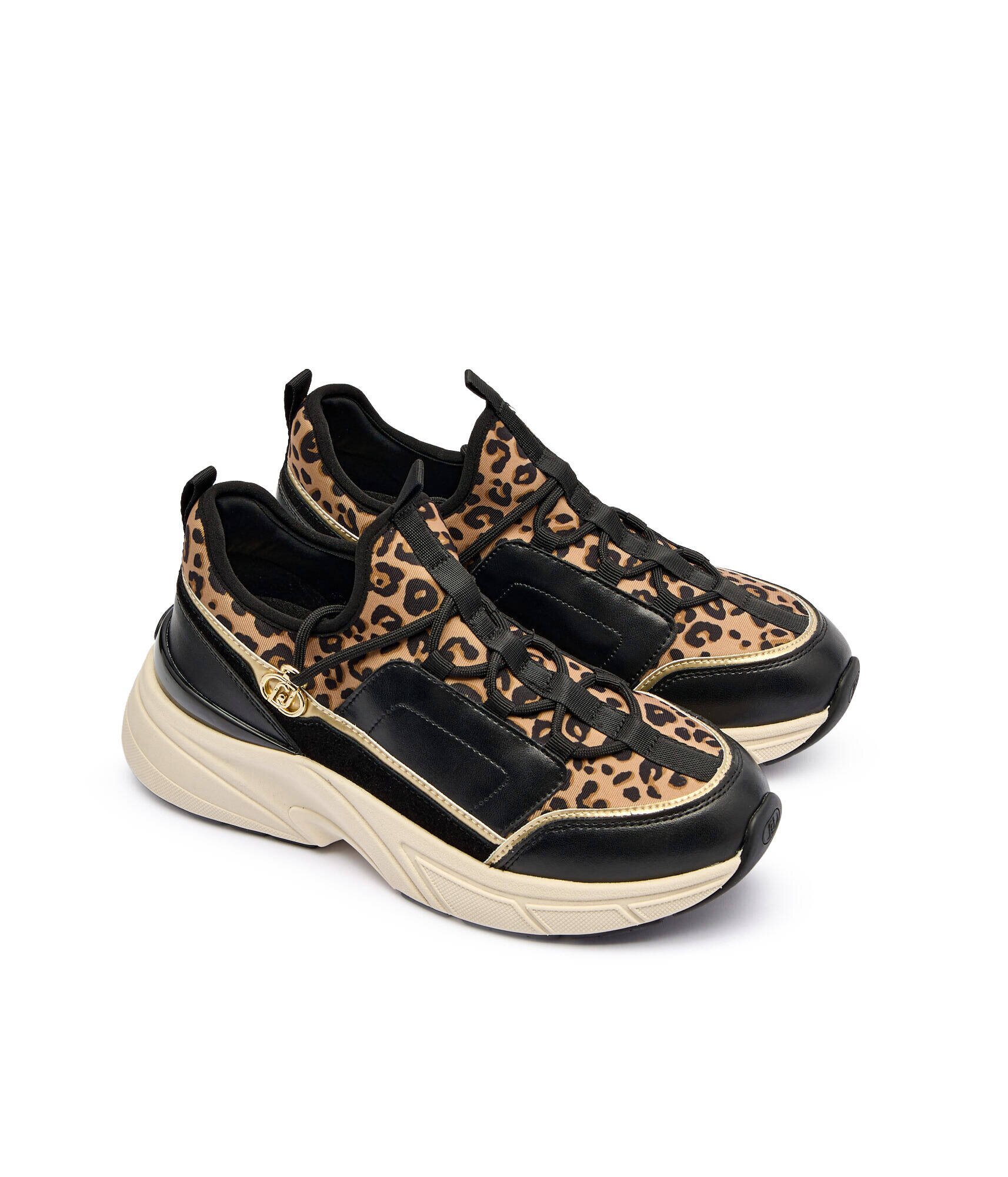 Liu Jo Sneakers LJ01 02 cu adaos de piele