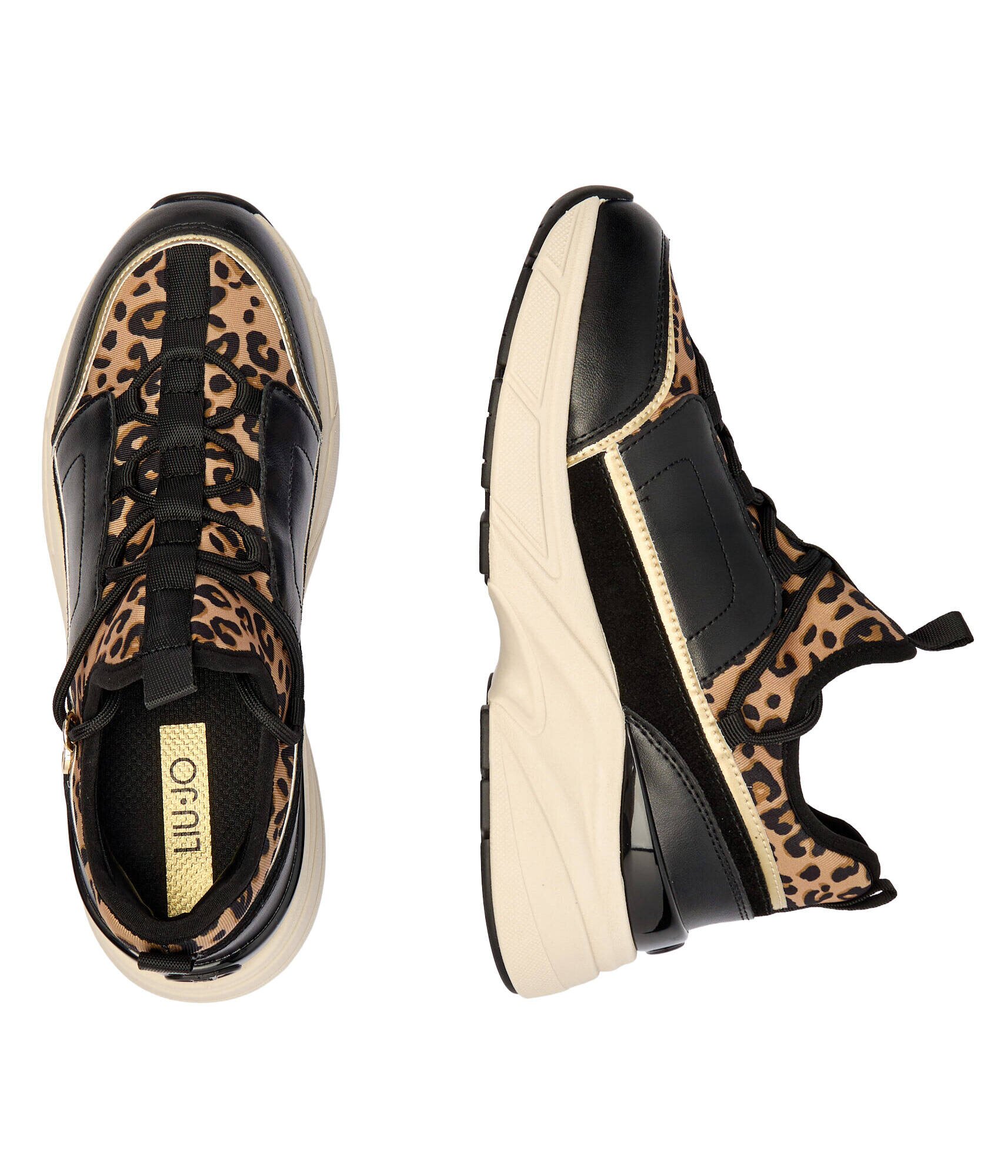 Liu Jo Sneakers LJ01 02 cu adaos de piele