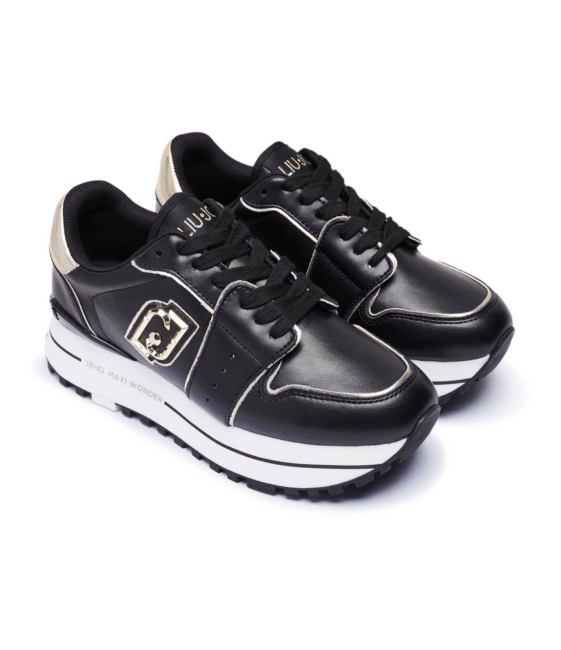 Liu Jo Sneakers Maxi Wonder 85 cu adaos de piele