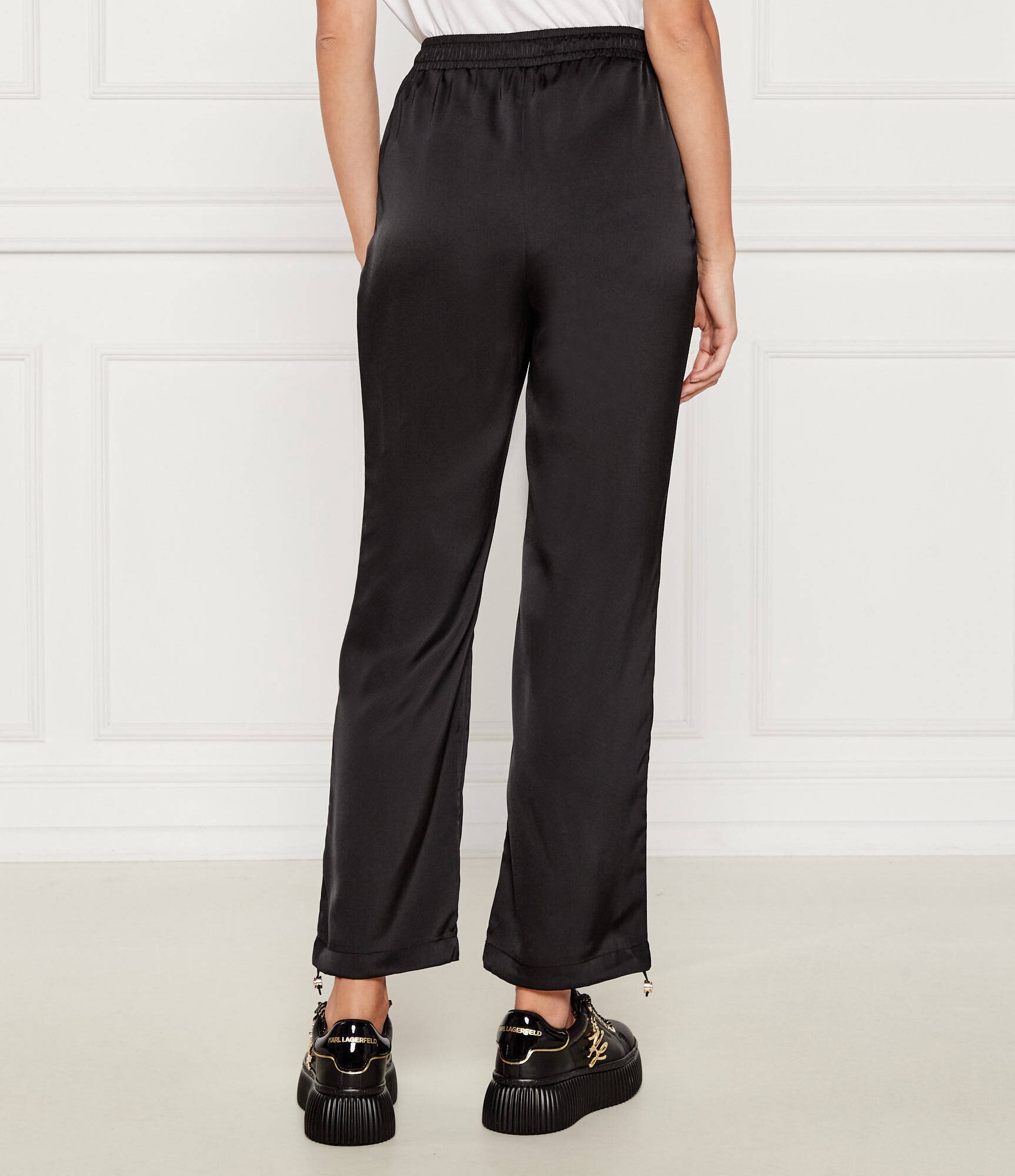Liu Jo Sport De satin pantaloni de trening | Regular Fit