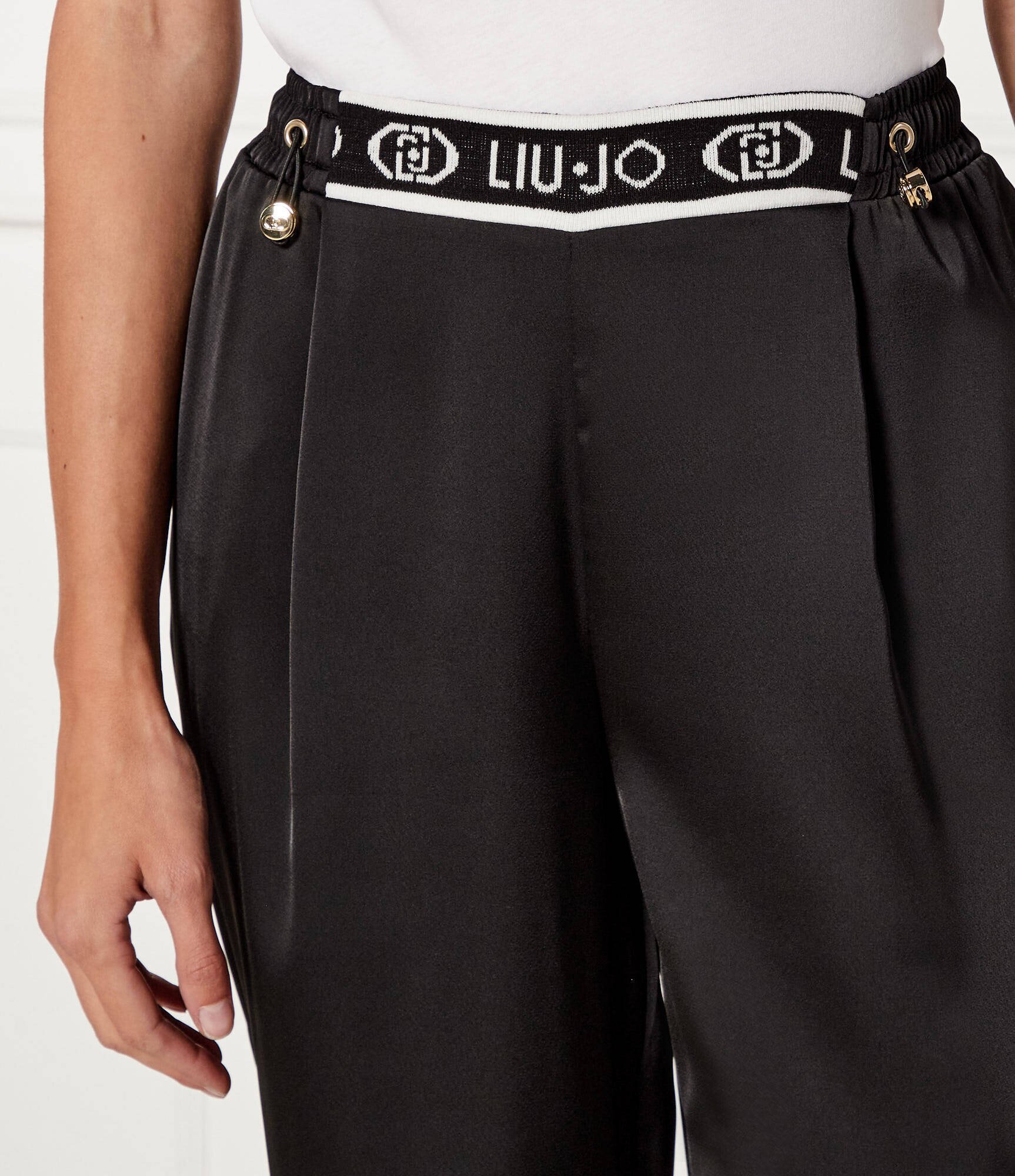 Liu Jo Sport De satin pantaloni de trening | Regular Fit