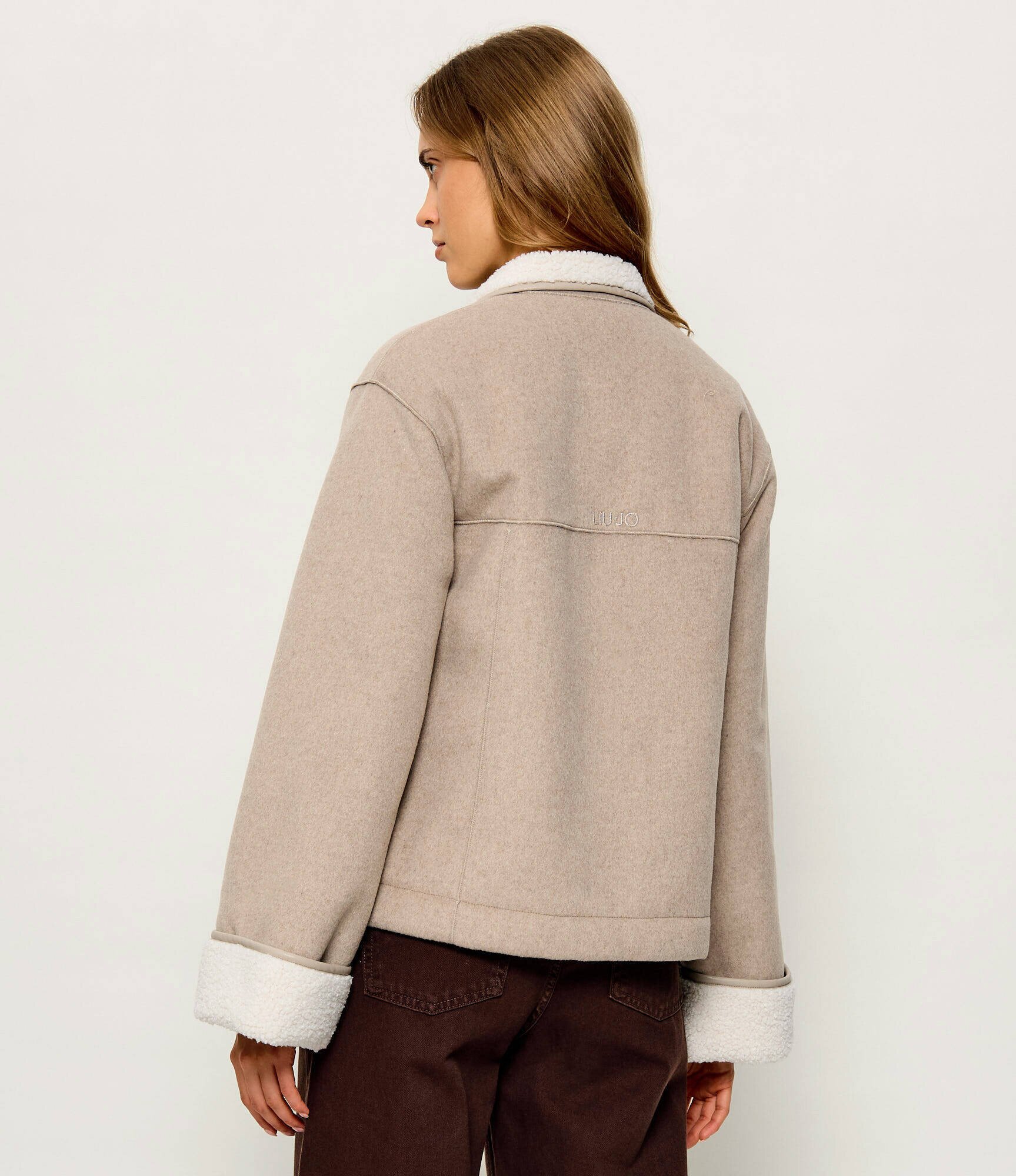 Liu Jo Sport Palton | shearling cu adaos de lână