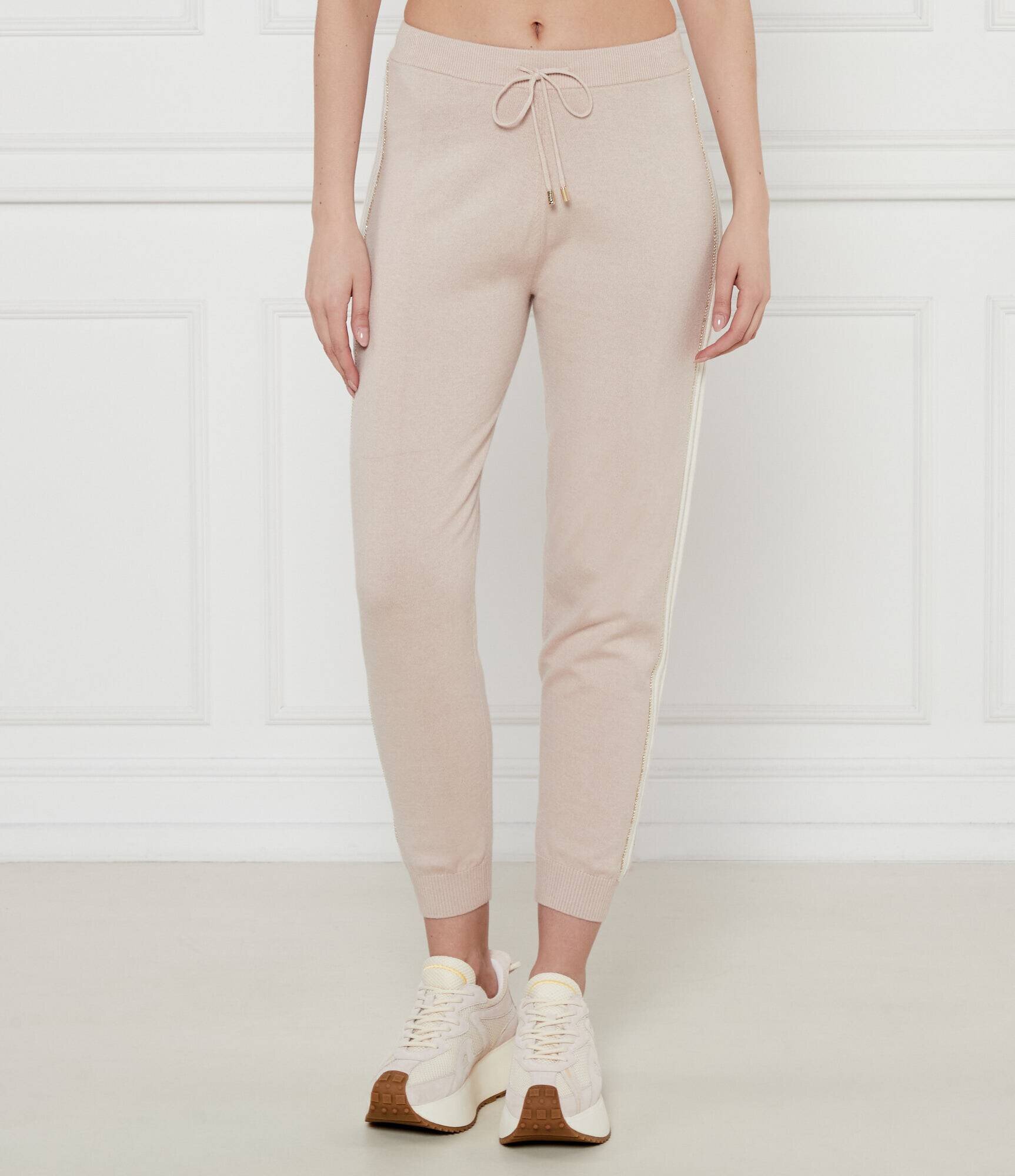 Liu Jo Sport Pantaloni de trening | Regular Fit cu adaos de lână