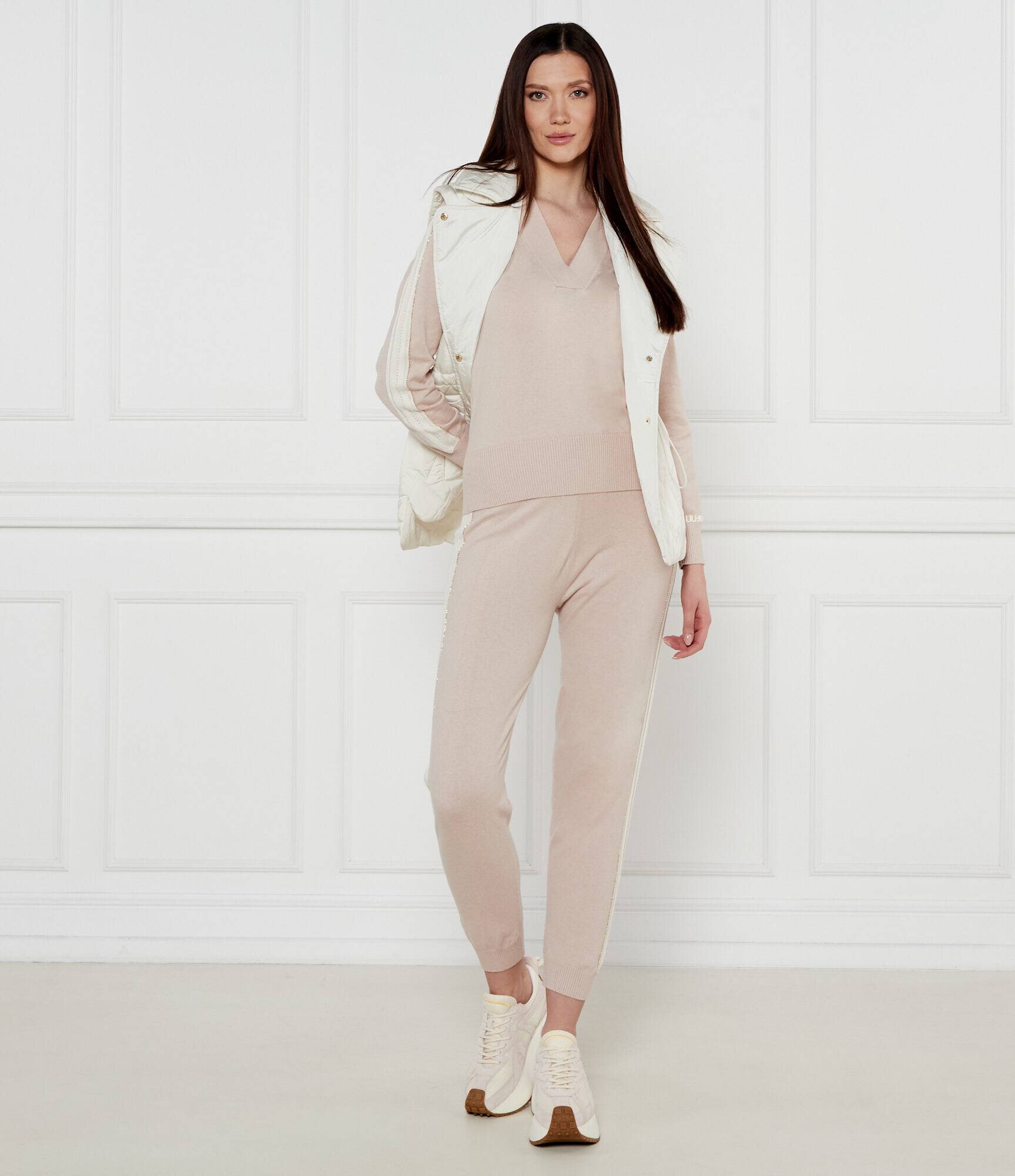 Liu Jo Sport Pantaloni de trening | Regular Fit cu adaos de lână