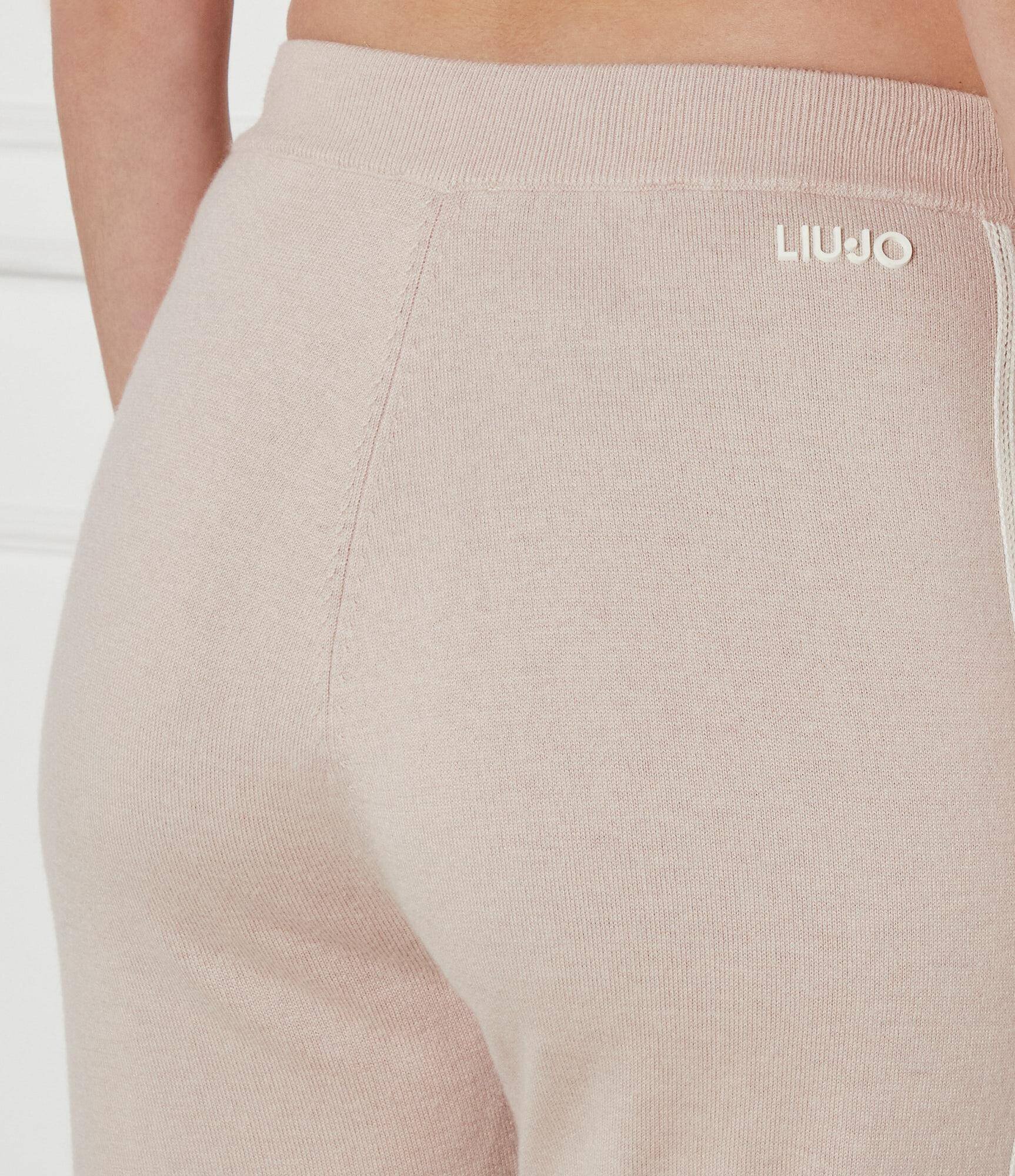 Liu Jo Sport Pantaloni de trening | Regular Fit cu adaos de lână