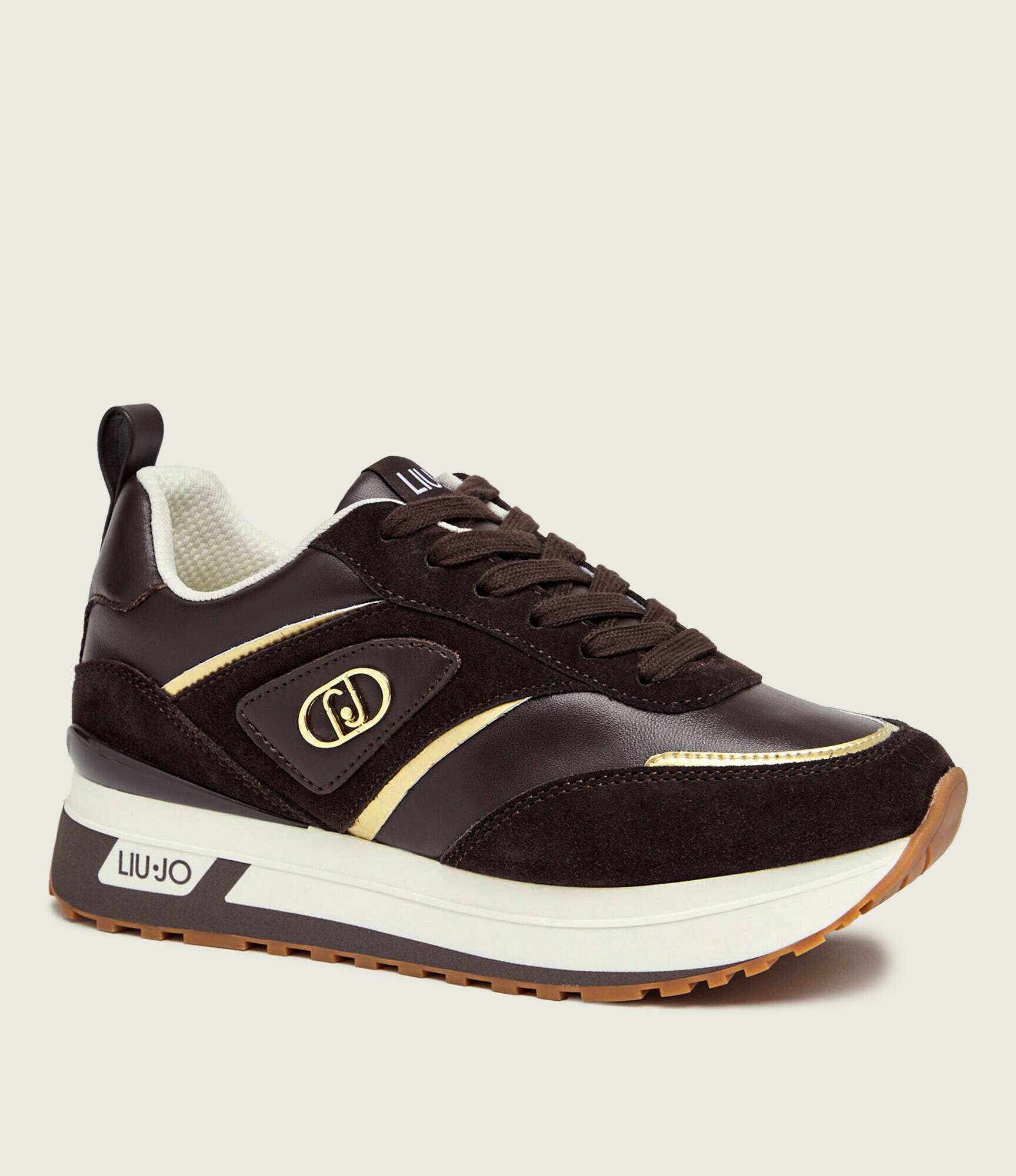 Liu Jo Teniși din piele Maxi Wonder 97 | piele întoarsă