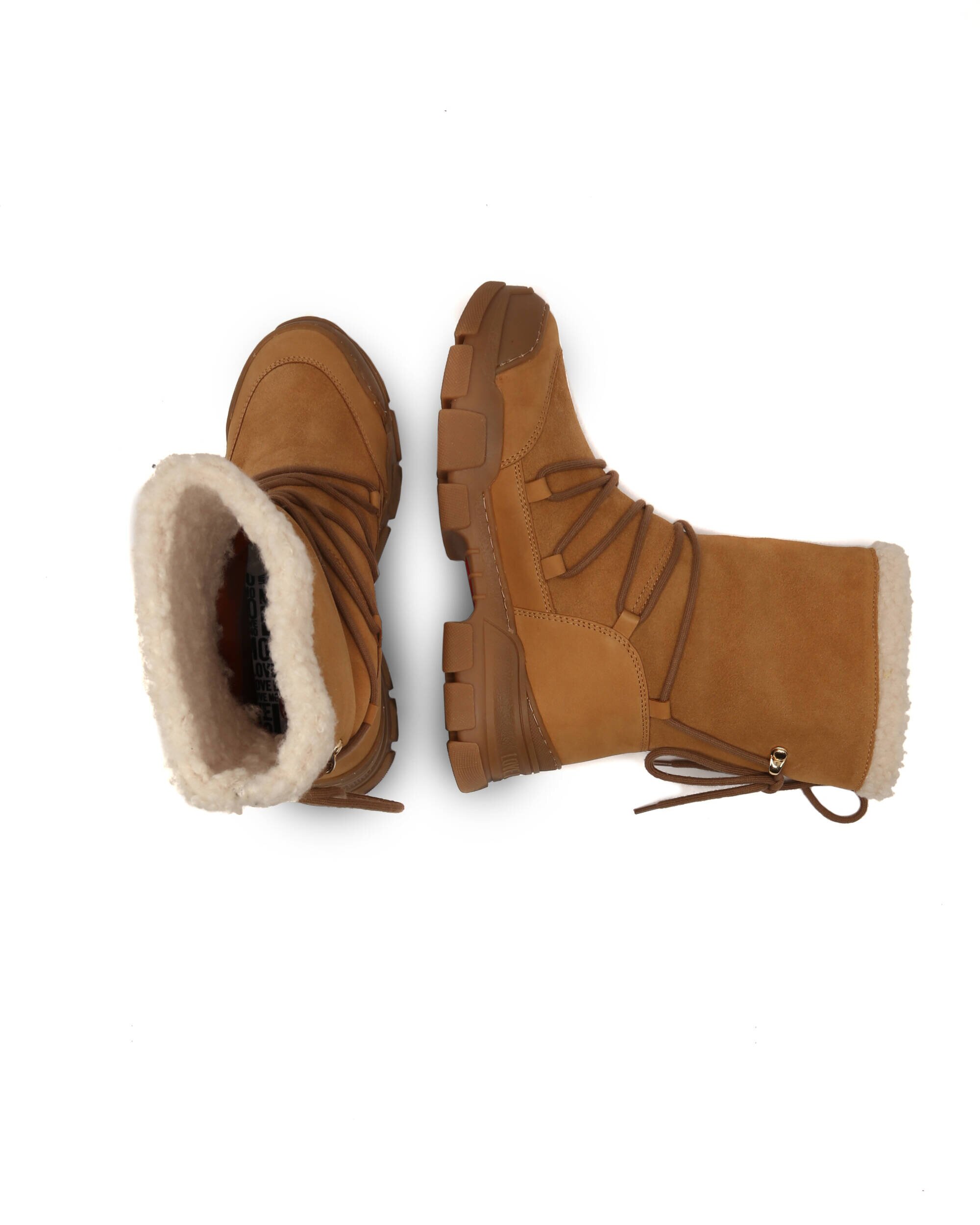 Love Moschino Bocanci | piele întoarsă | shearling