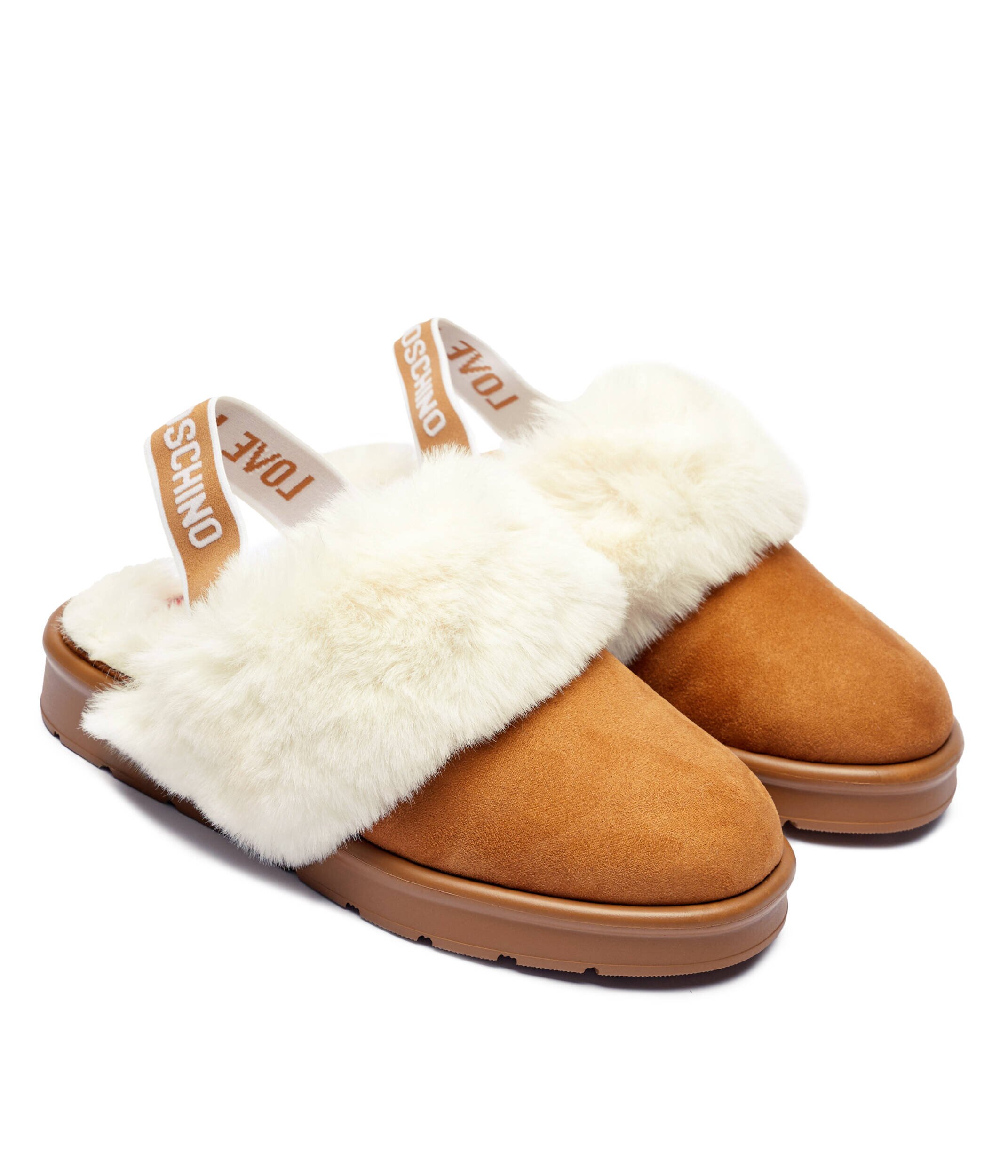 Love Moschino Căptușite papuci de casă | shearling