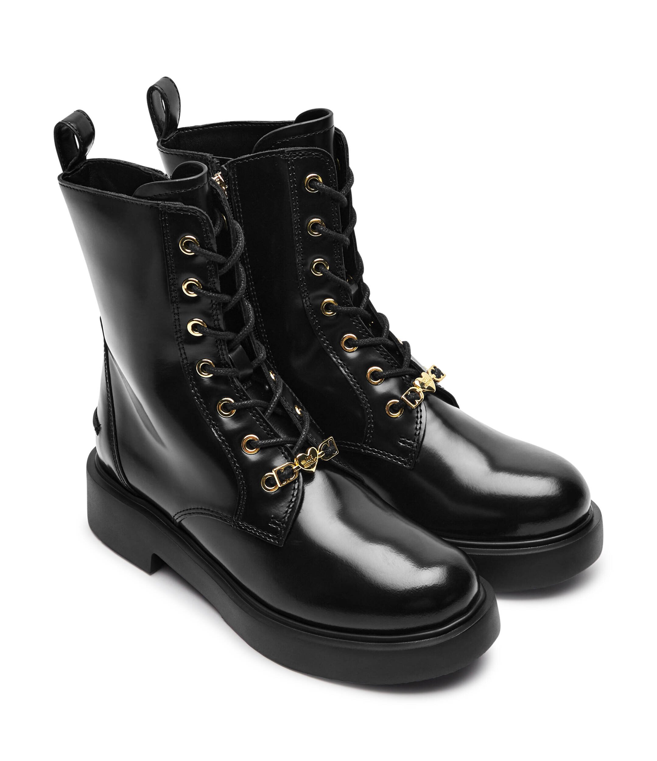 Love Moschino De piele botine City 40