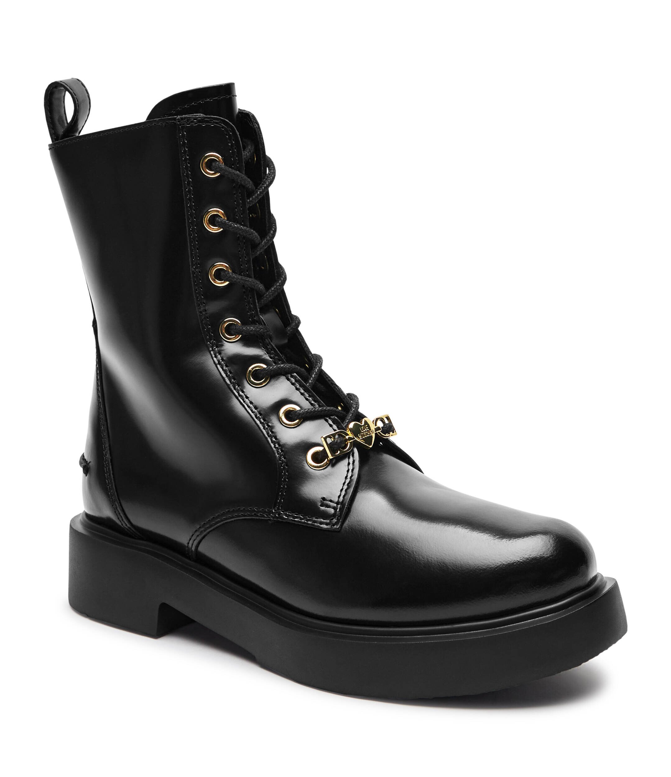 Love Moschino De piele botine City 40
