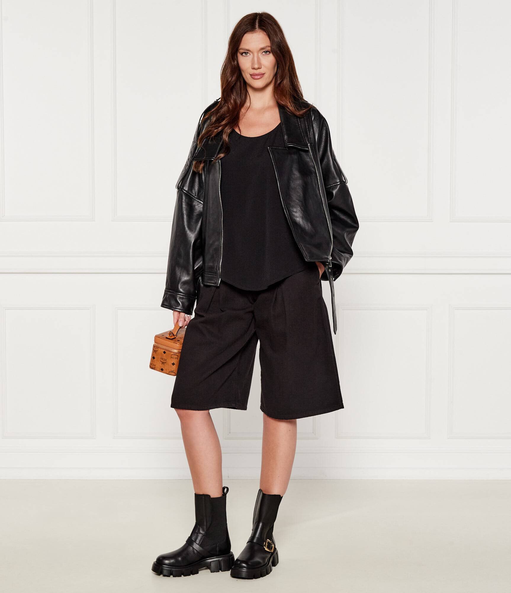 Love Moschino De piele botine cu platformă