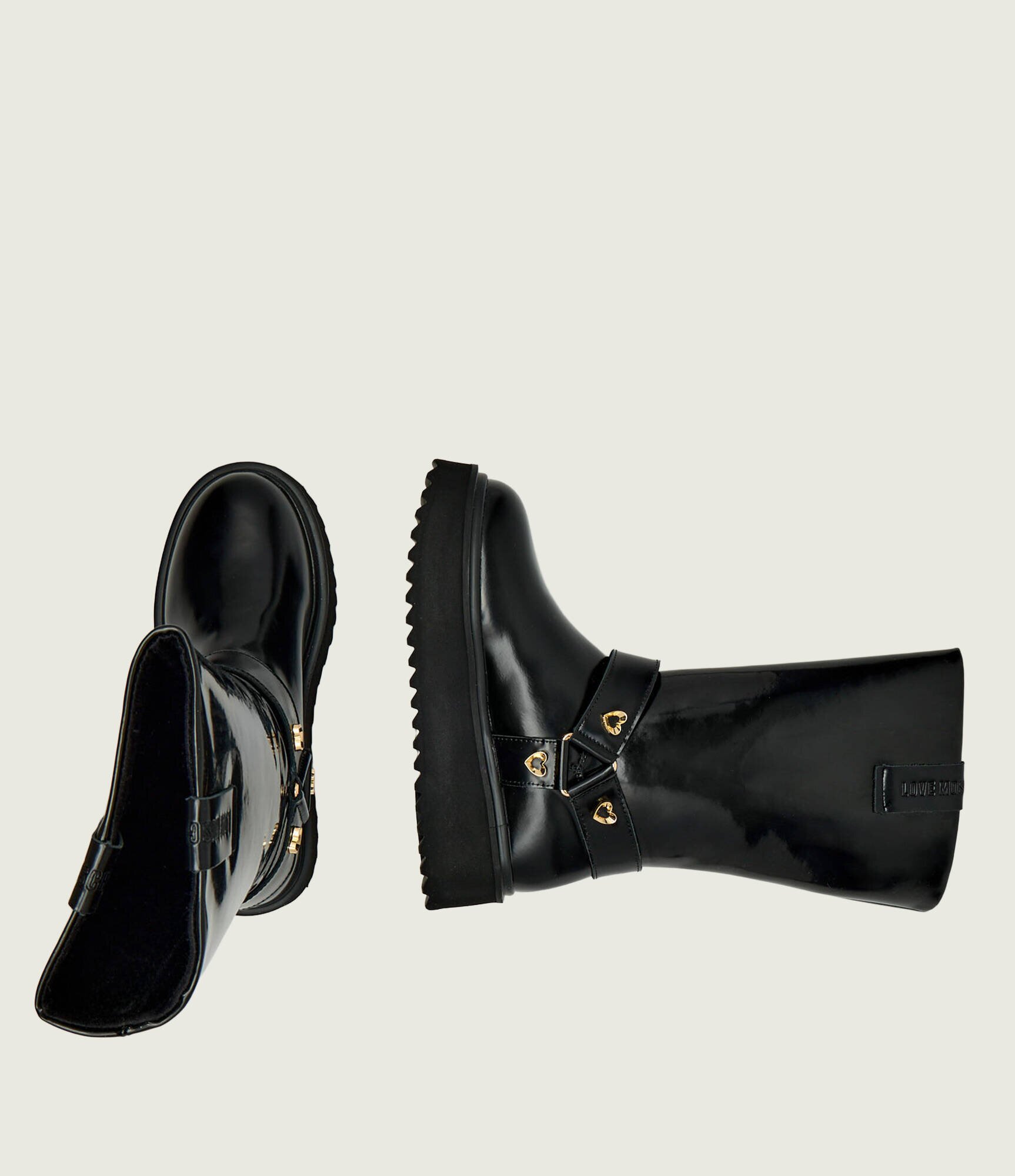 Love Moschino De piele cizme