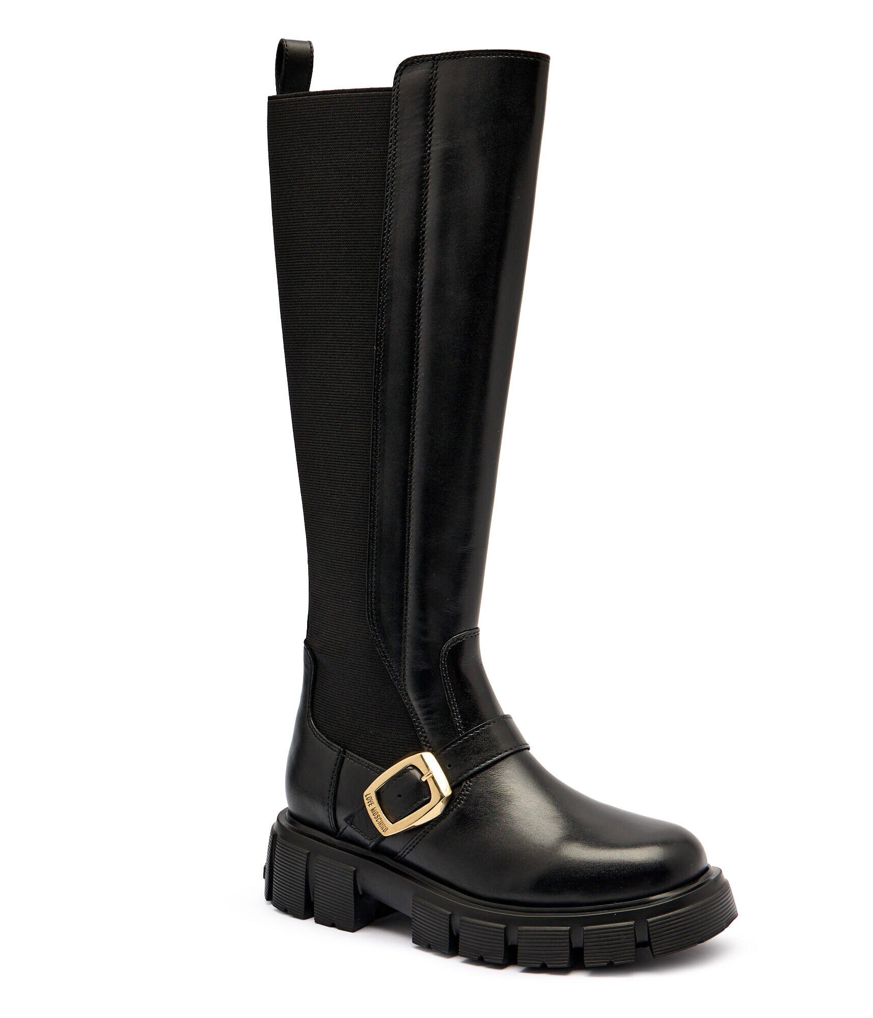 Love Moschino De piele cizme de echitație