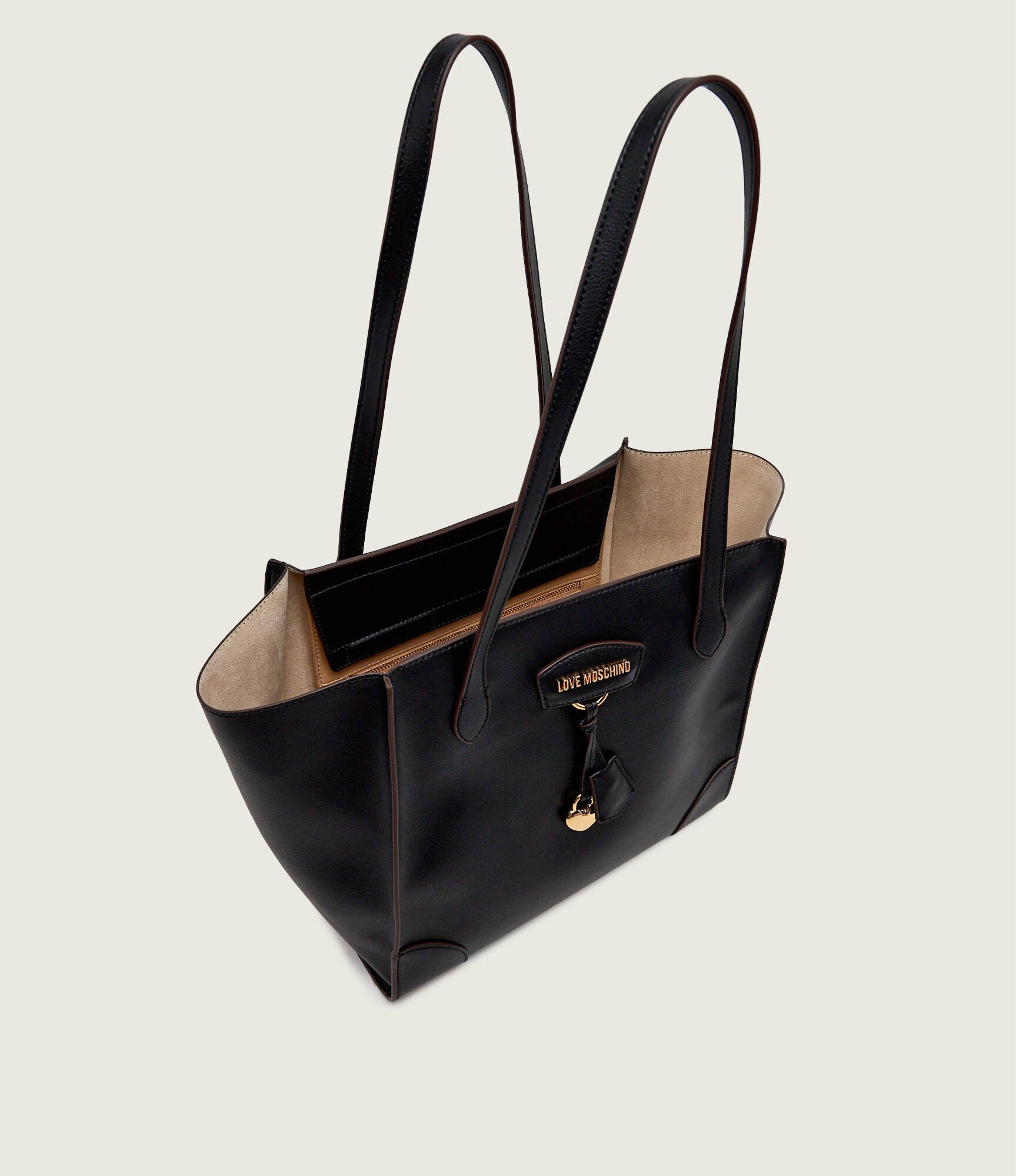 Love Moschino De piele geantă shopper
