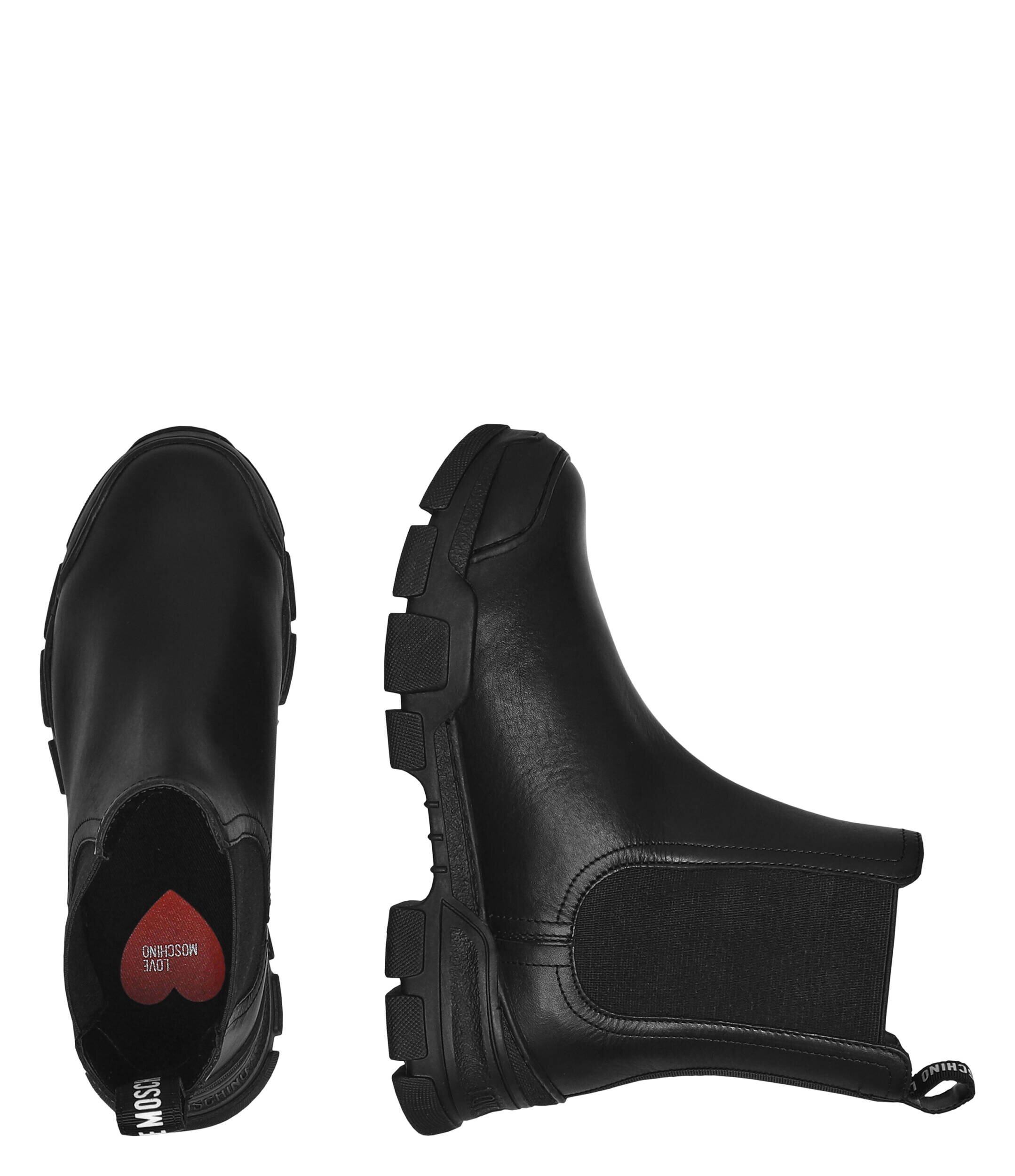 Love Moschino De piele ghete chelsea