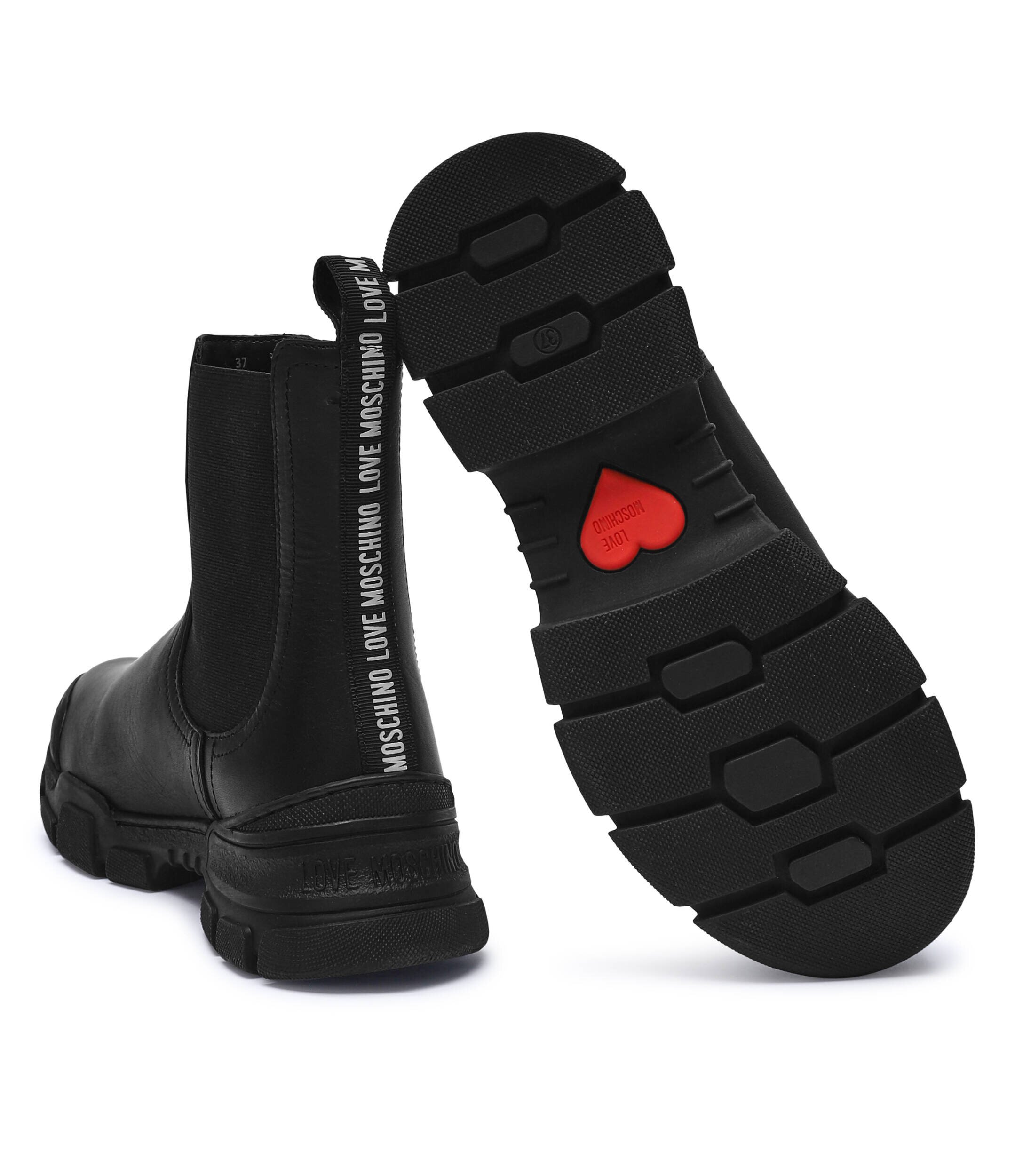 Love Moschino De piele ghete chelsea