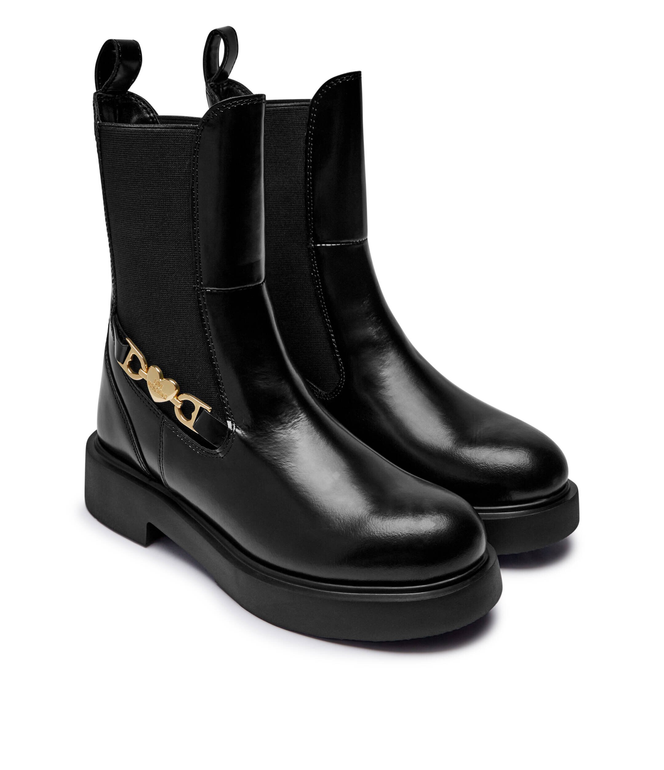 Love Moschino De piele ghete chelsea