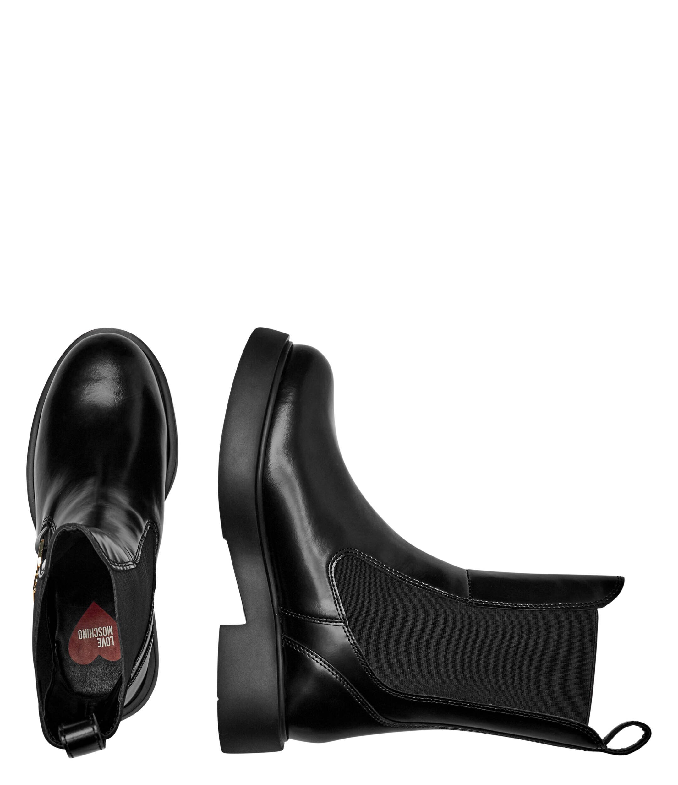 Love Moschino De piele ghete chelsea