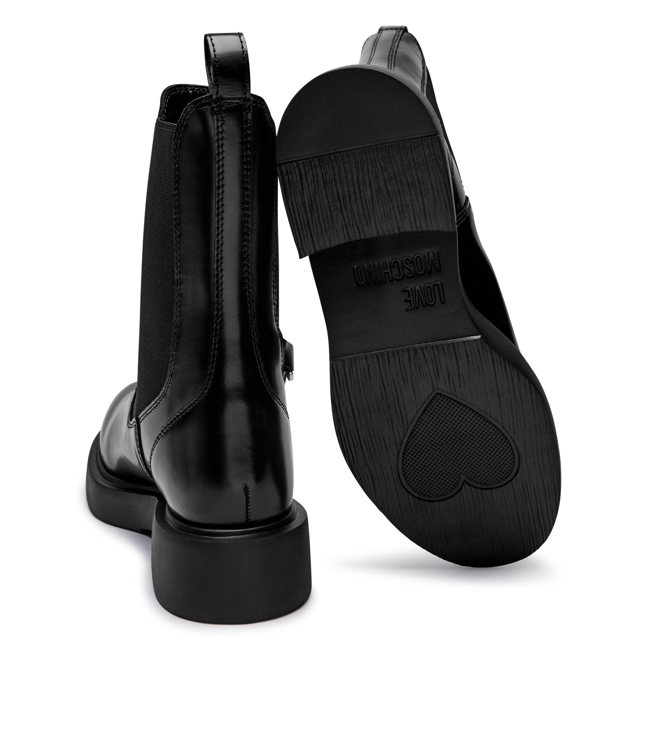 Love Moschino De piele ghete chelsea