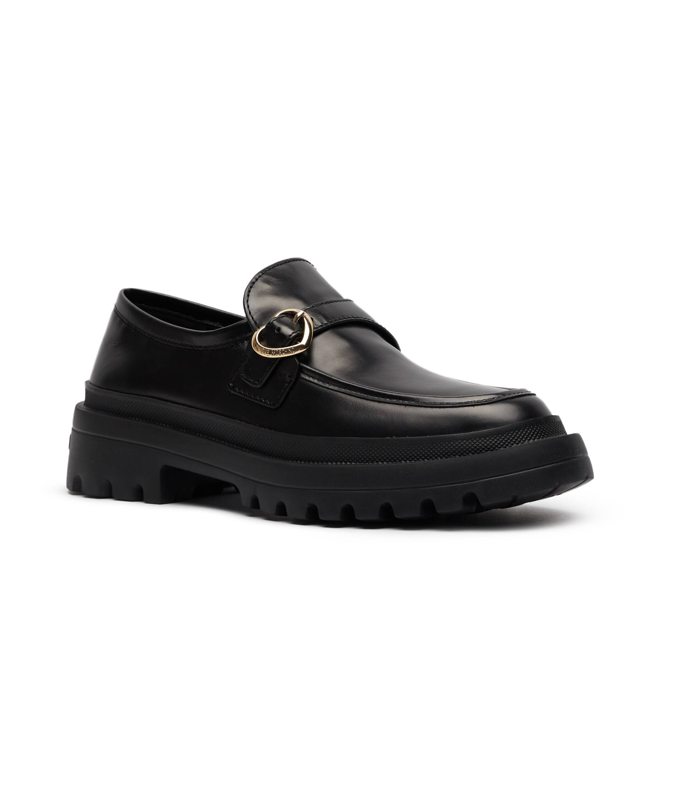 Love Moschino De piele pantofi loafer