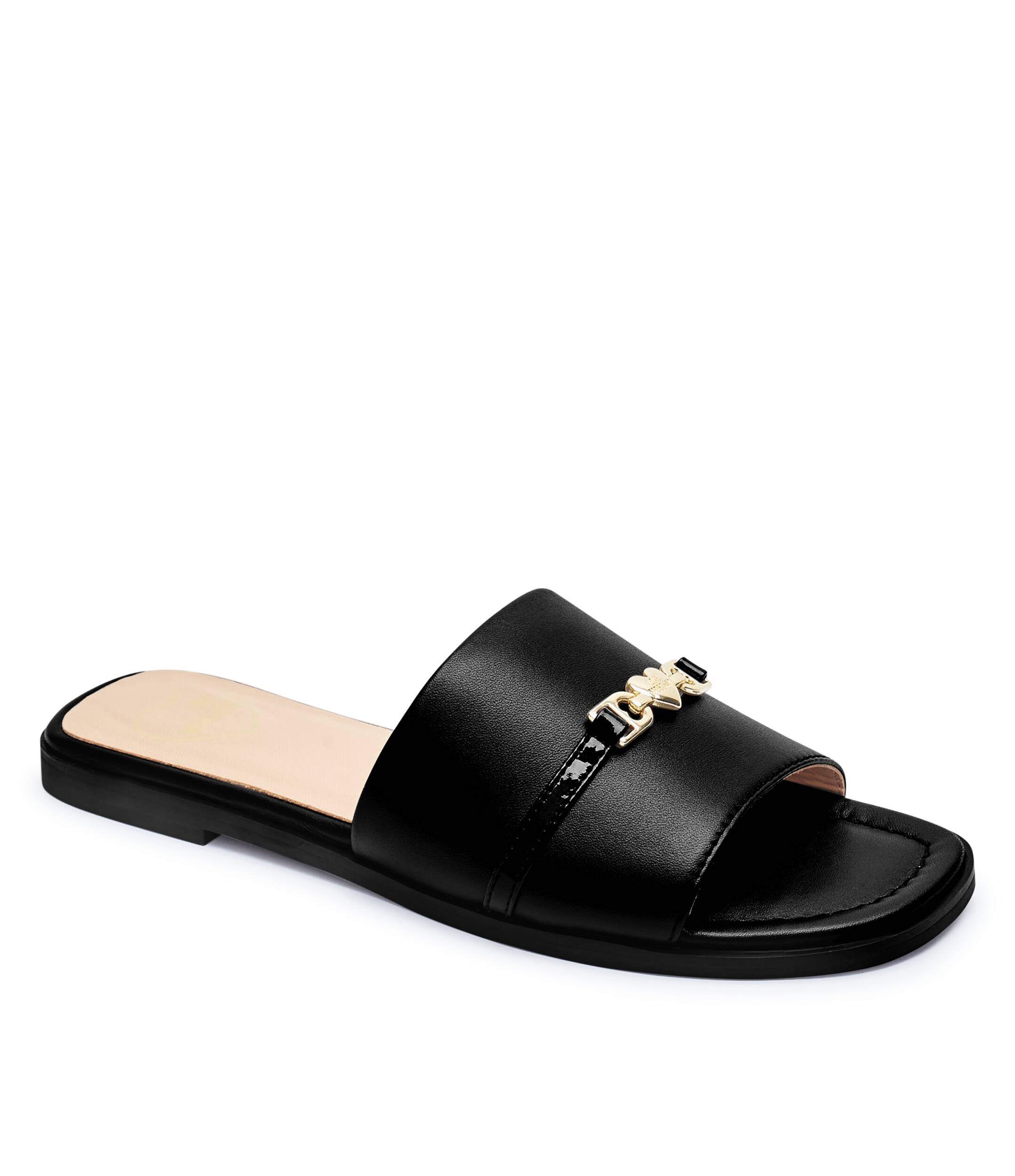 Love Moschino De piele șlapi