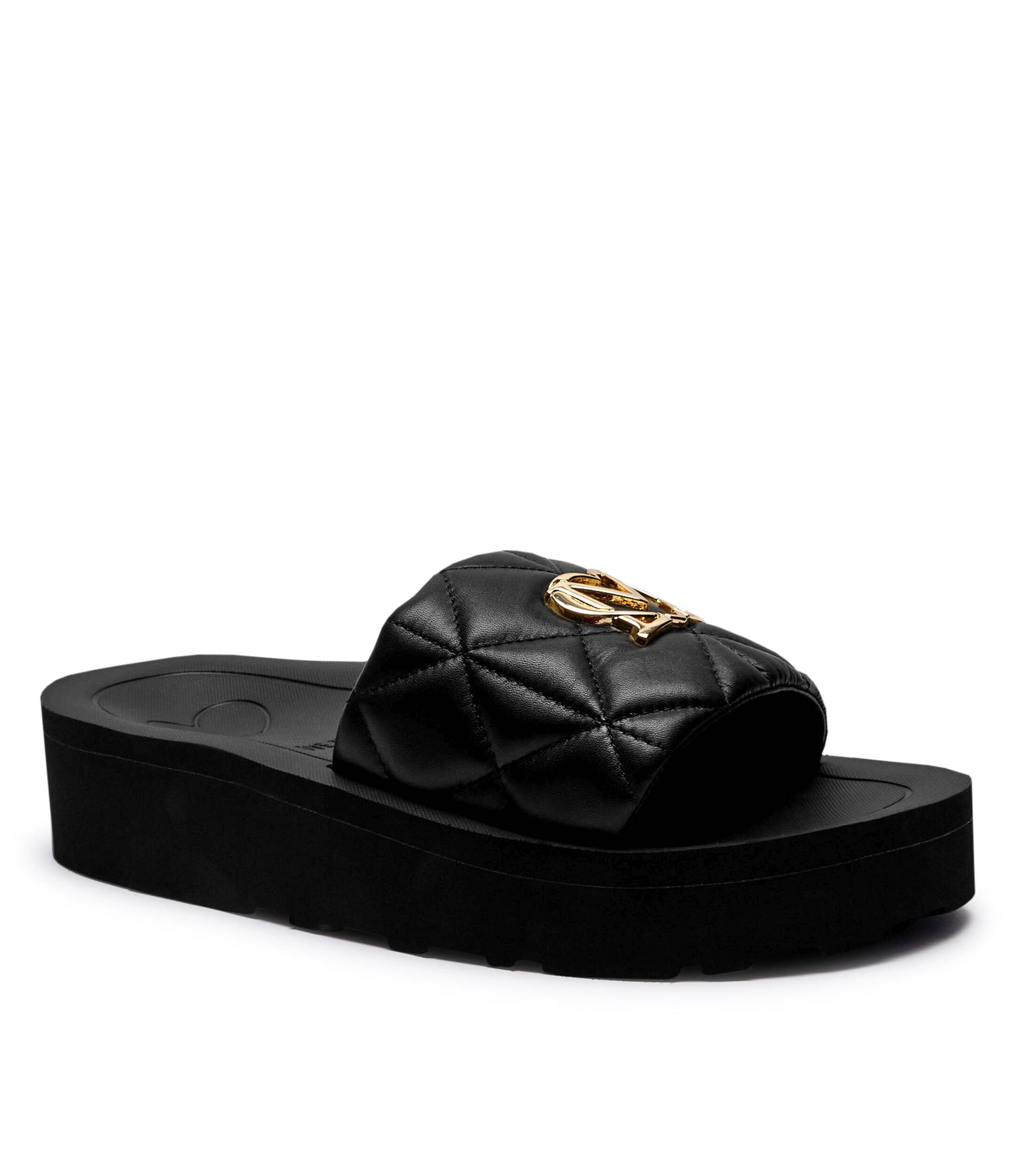Love Moschino De piele șlapi