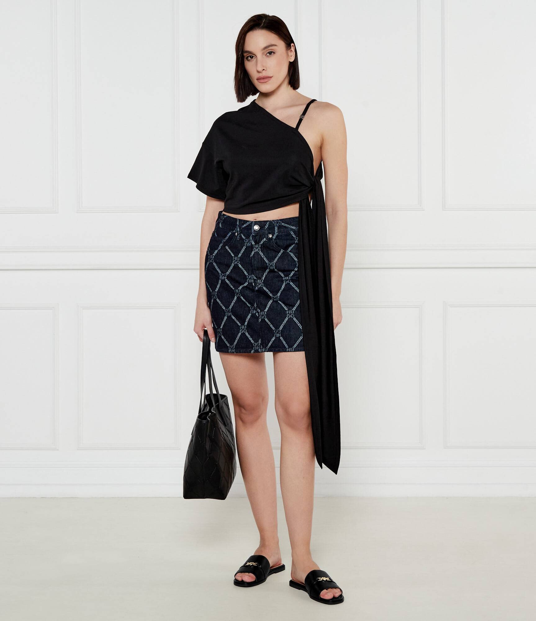 Love Moschino De piele șlapi