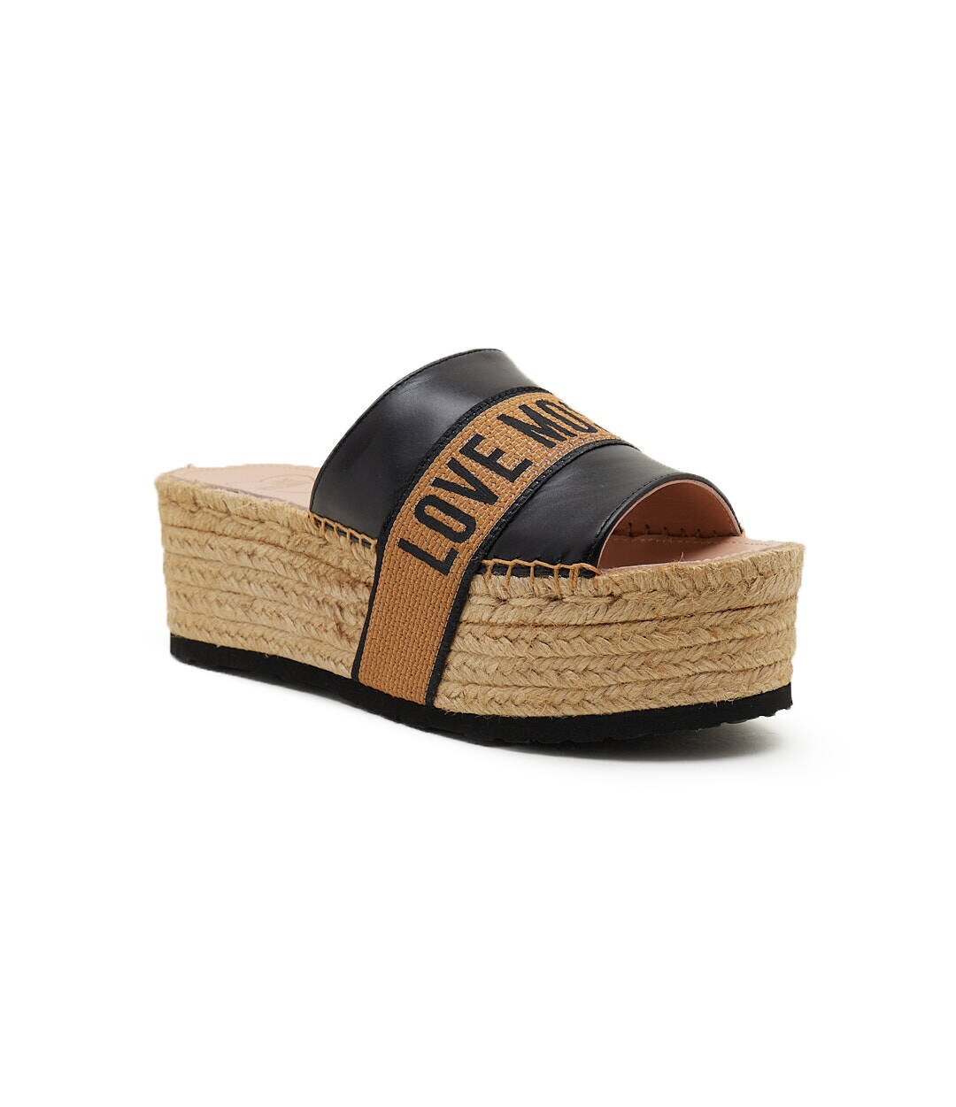 Love Moschino De piele șlapi