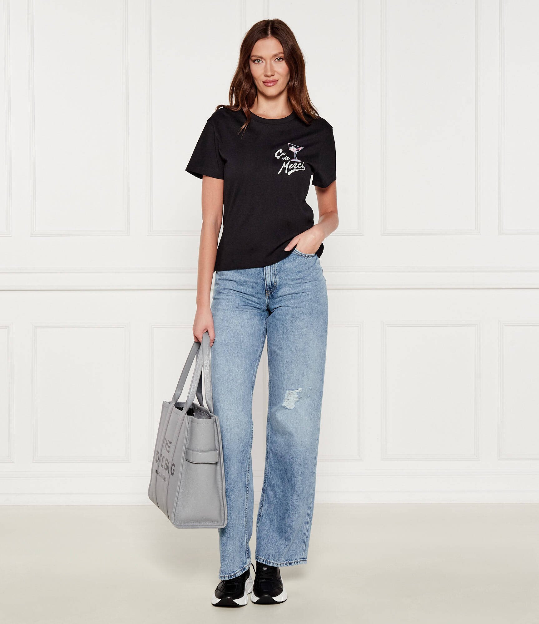 Love Moschino De piele sneakers