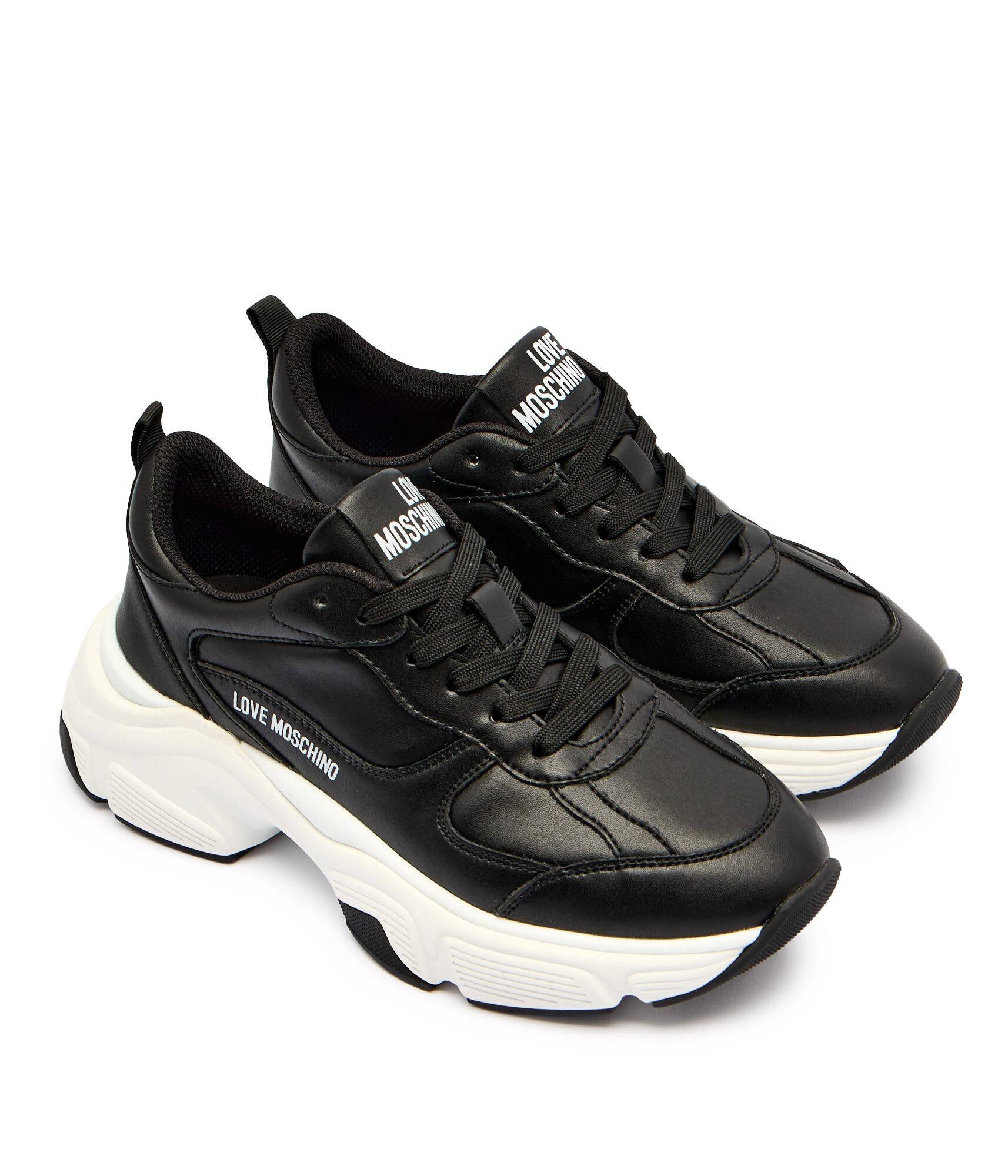 Love Moschino De piele sneakers
