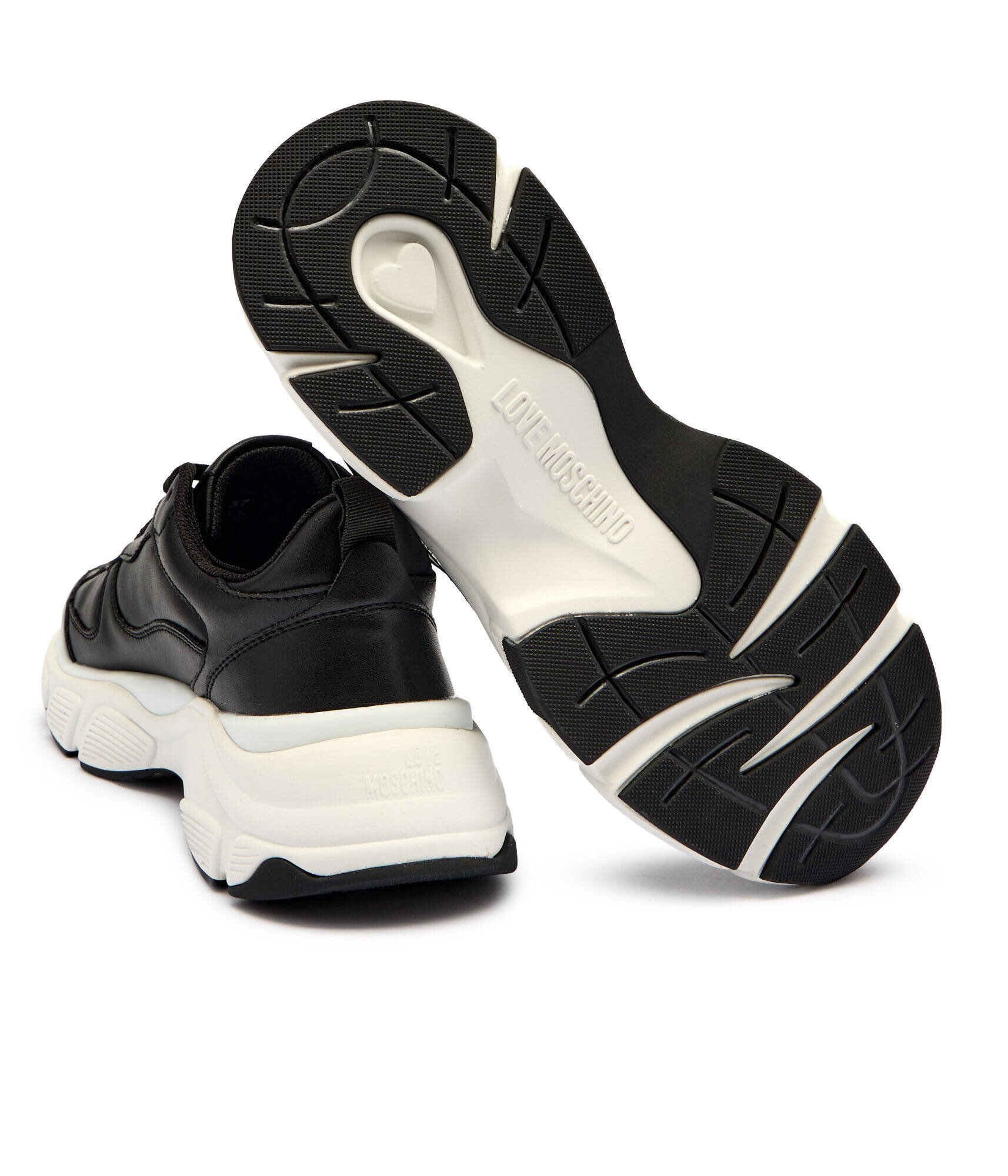 Love Moschino De piele sneakers