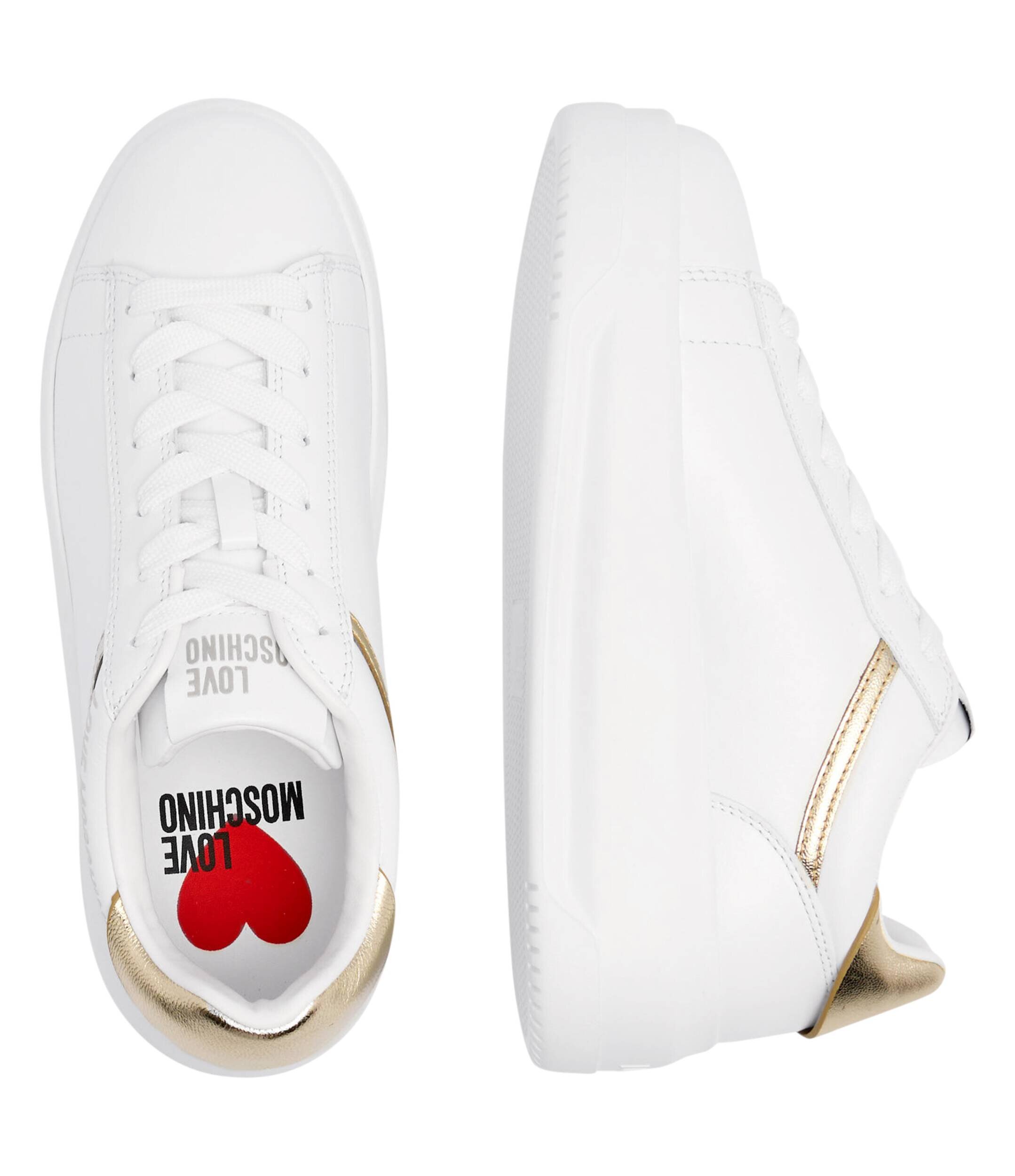 Love Moschino De piele sneakers