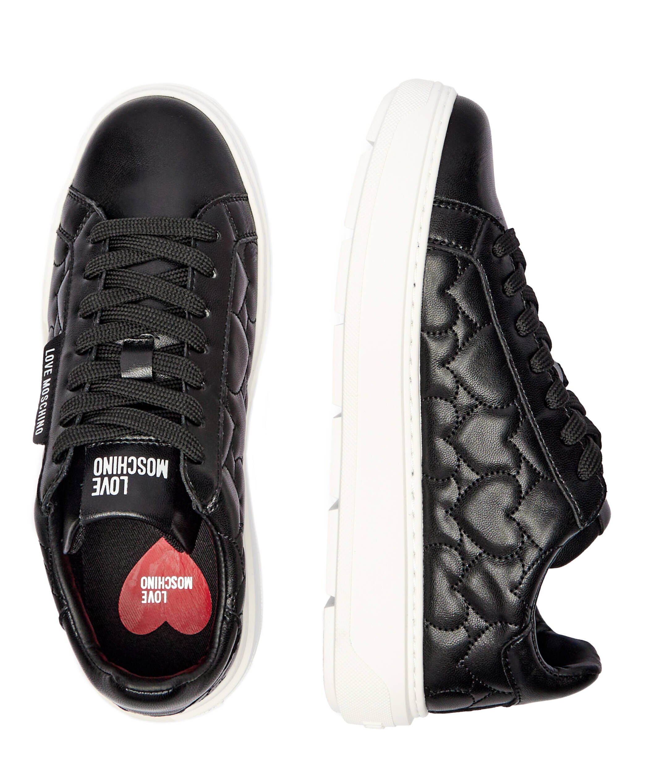 Love Moschino De piele sneakers