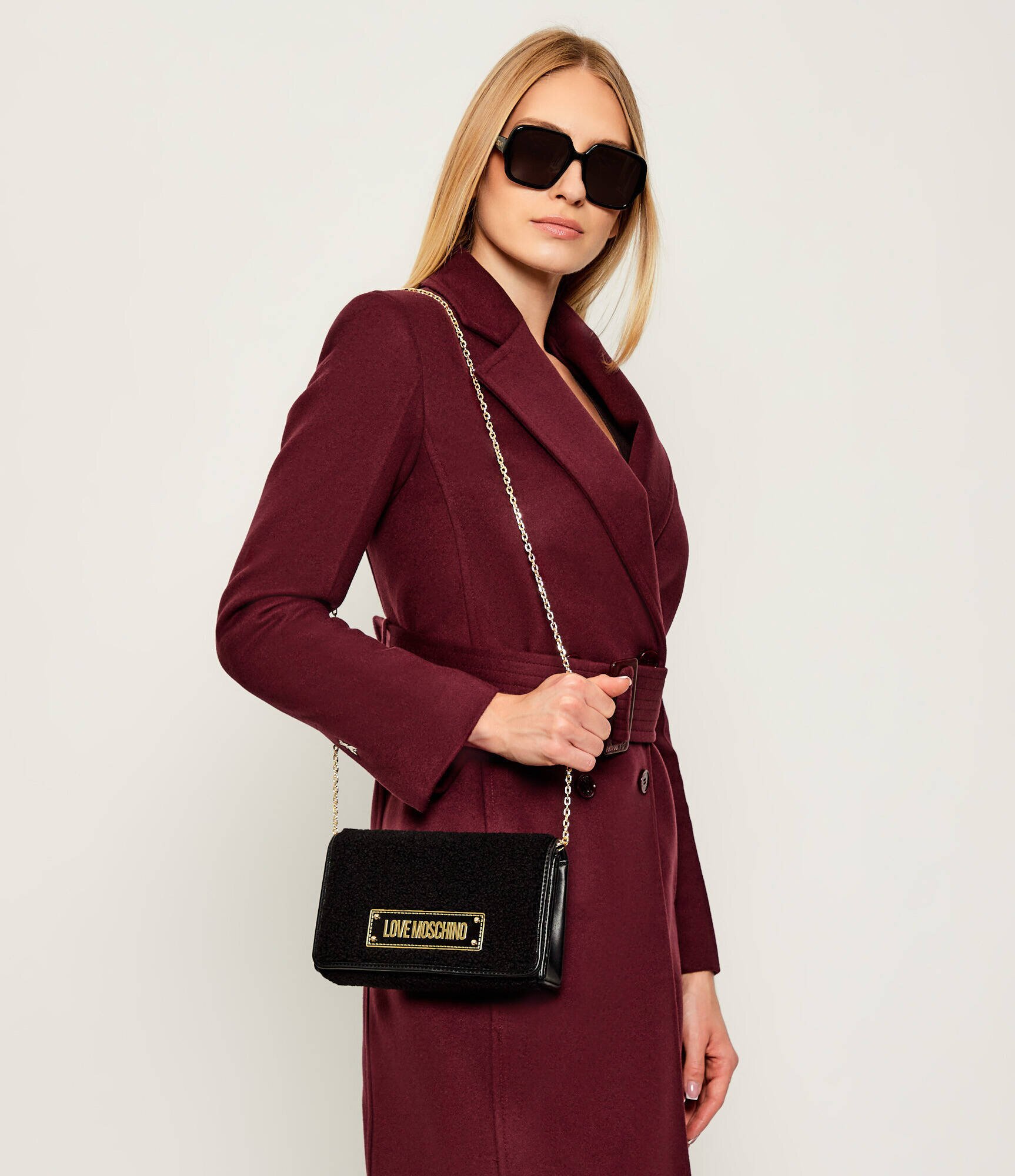Love Moschino Geantă poștaș | shearling