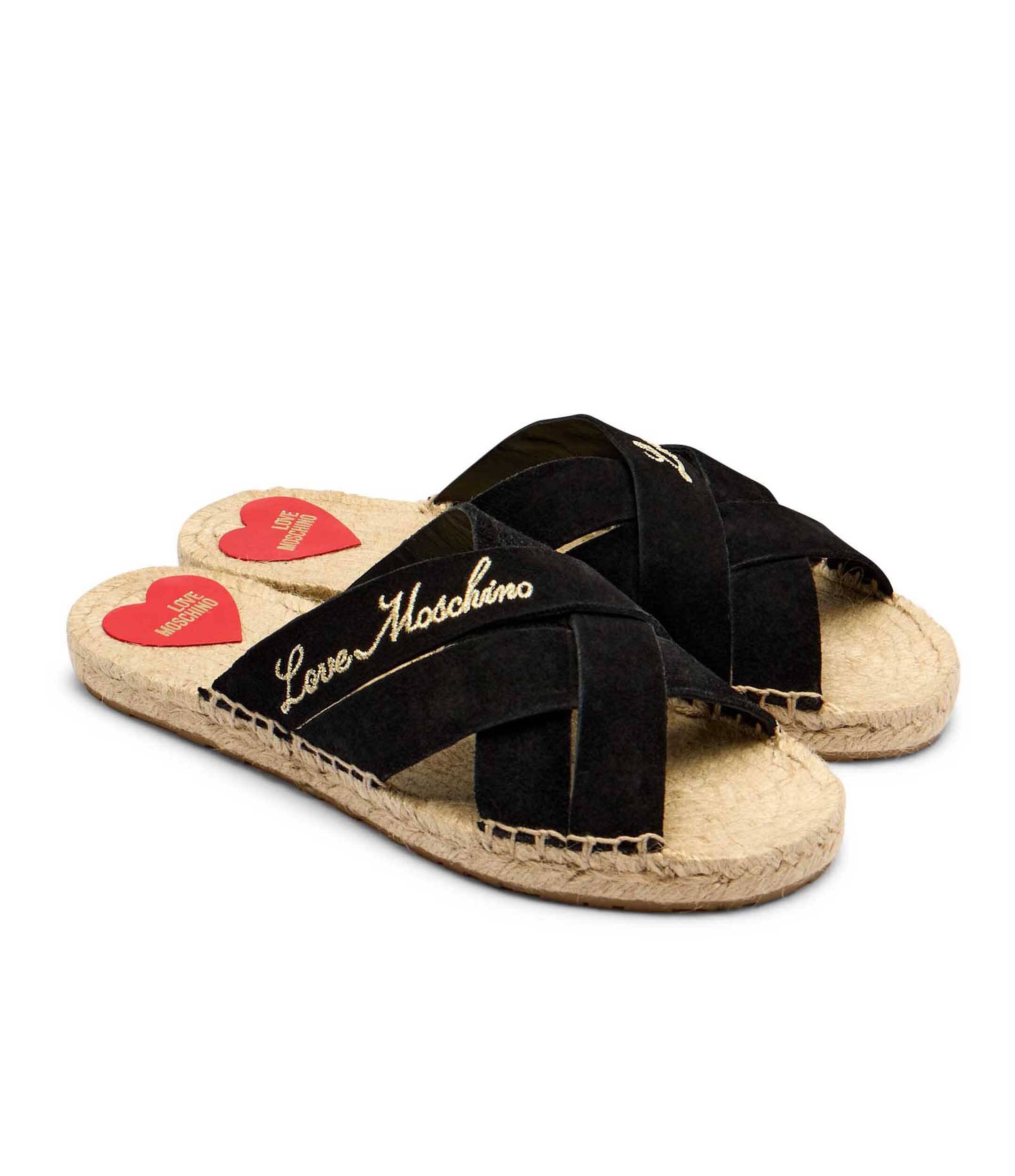 Love Moschino Șlapi | piele întoarsă