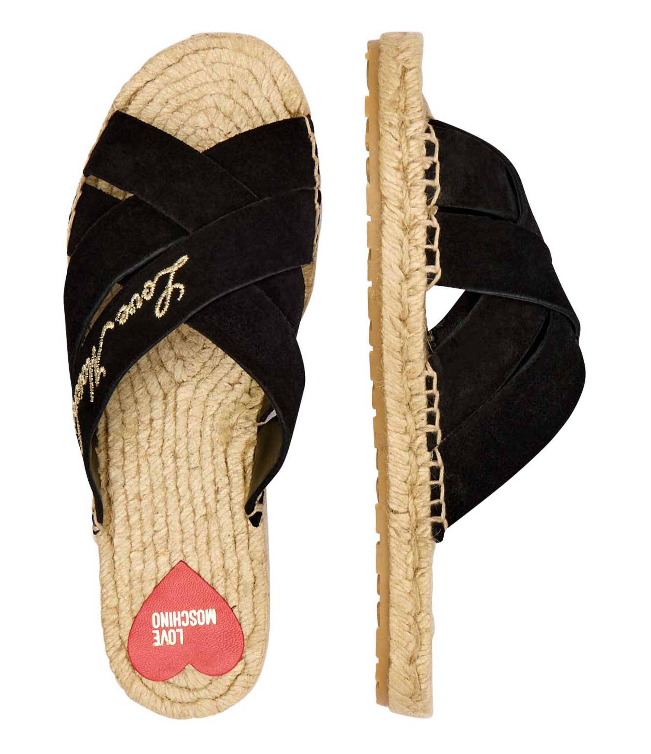 Love Moschino Șlapi | piele întoarsă