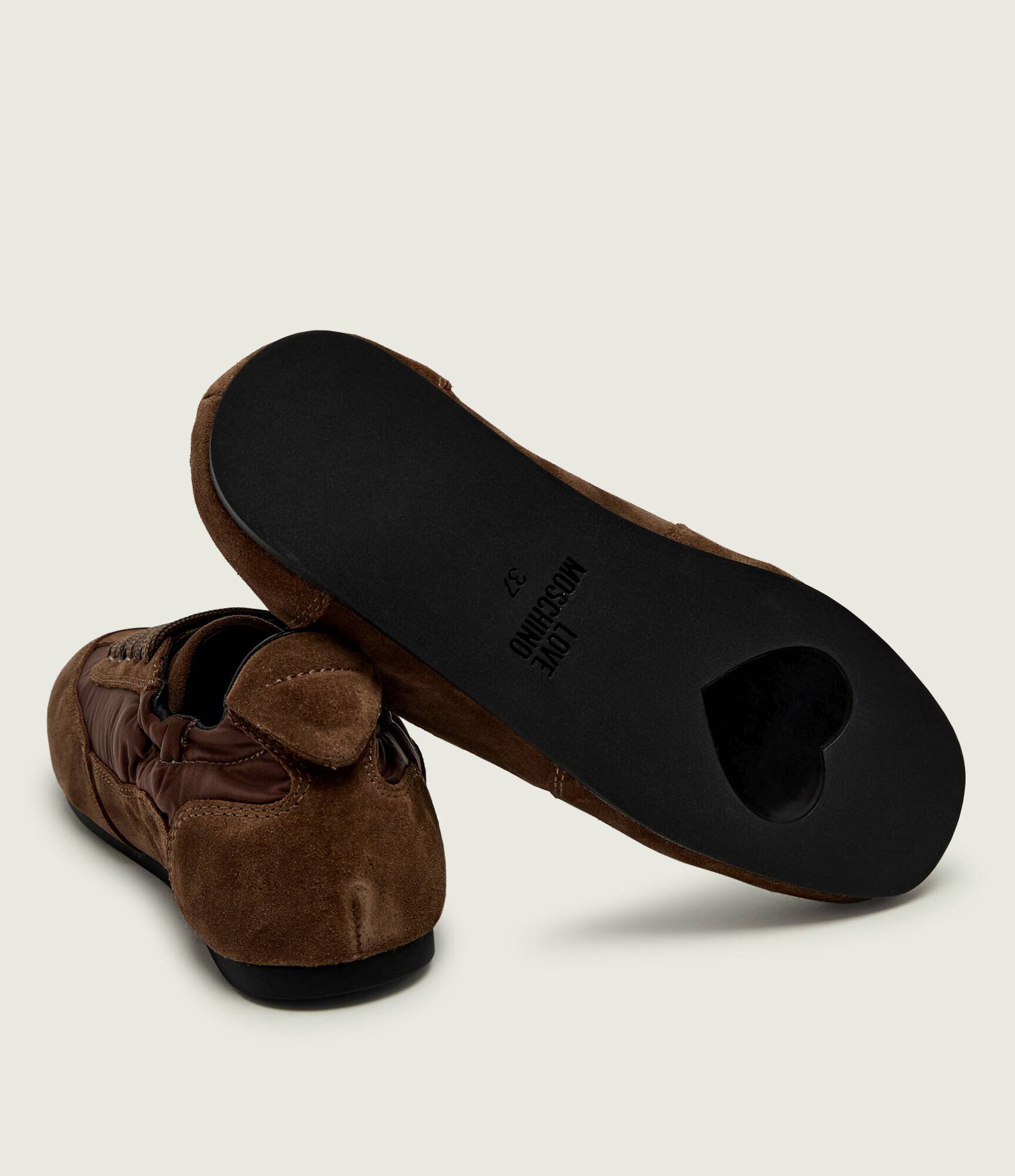 Love Moschino Sneakers | piele întoarsă